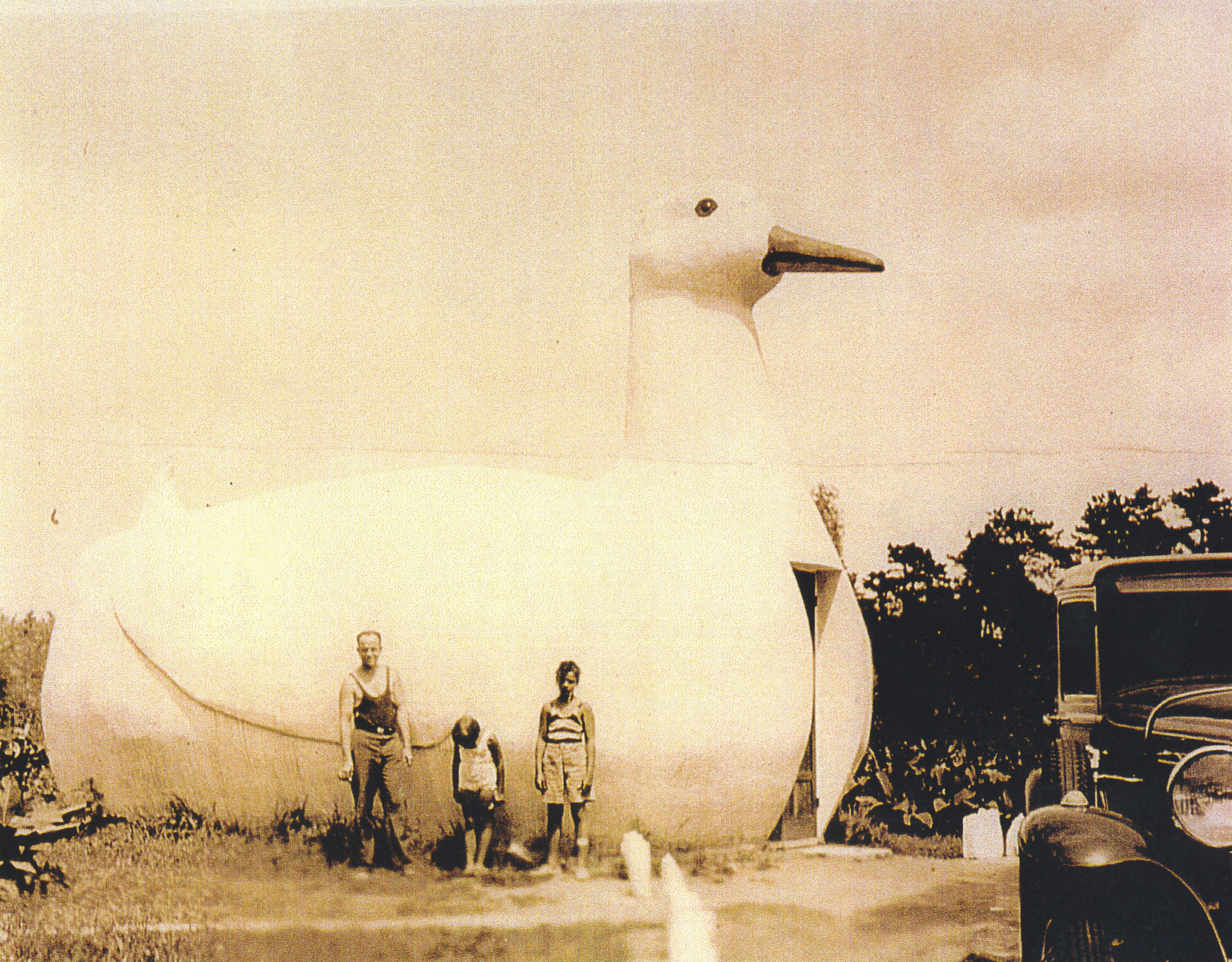 The Big Duck in younger days.