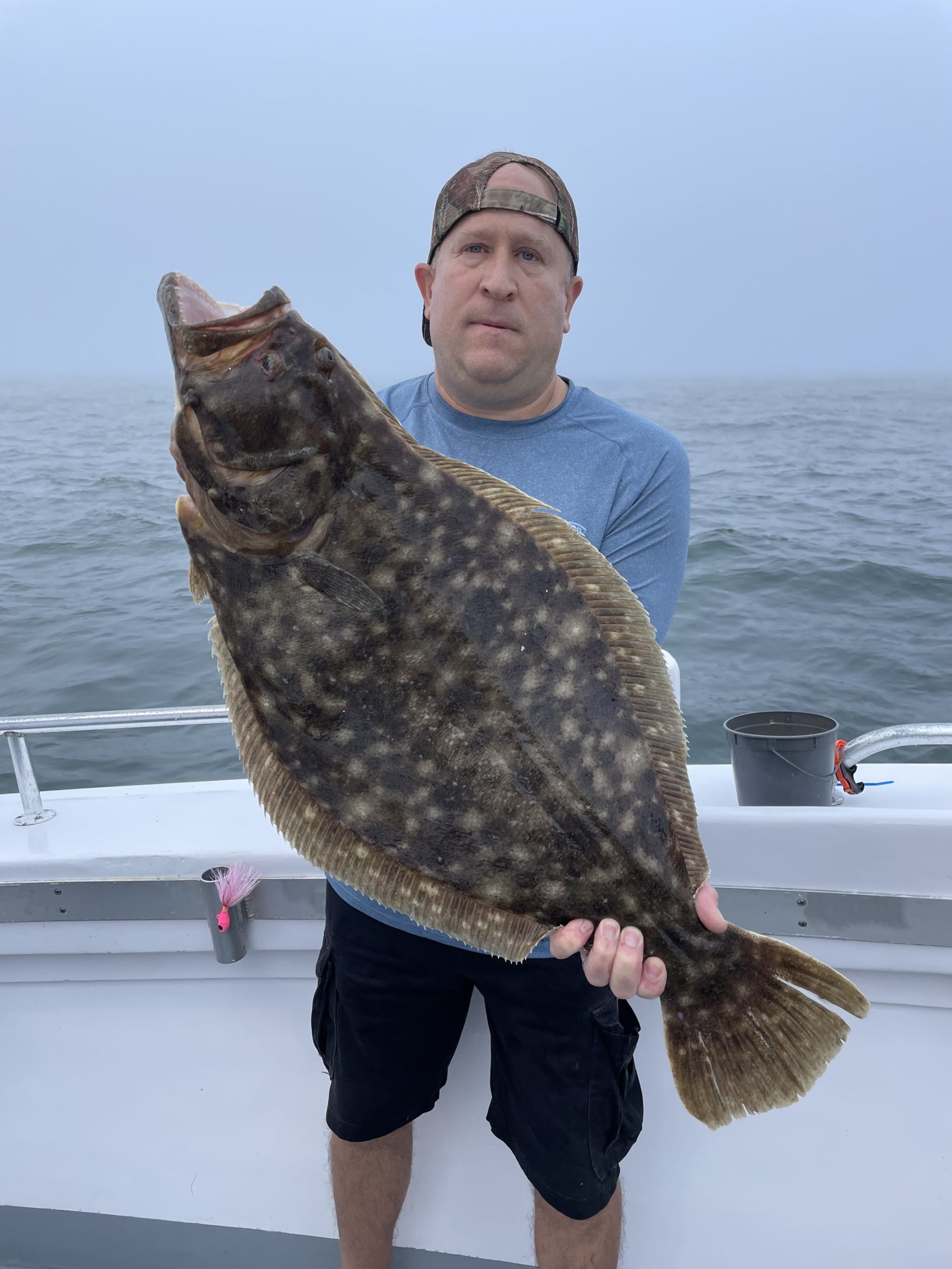 Scott Hurwitz caught, and released, this 14-pound fluke aboard the Hampton Lady party boat out of Hampton Bays last week.  Capt. James Foley