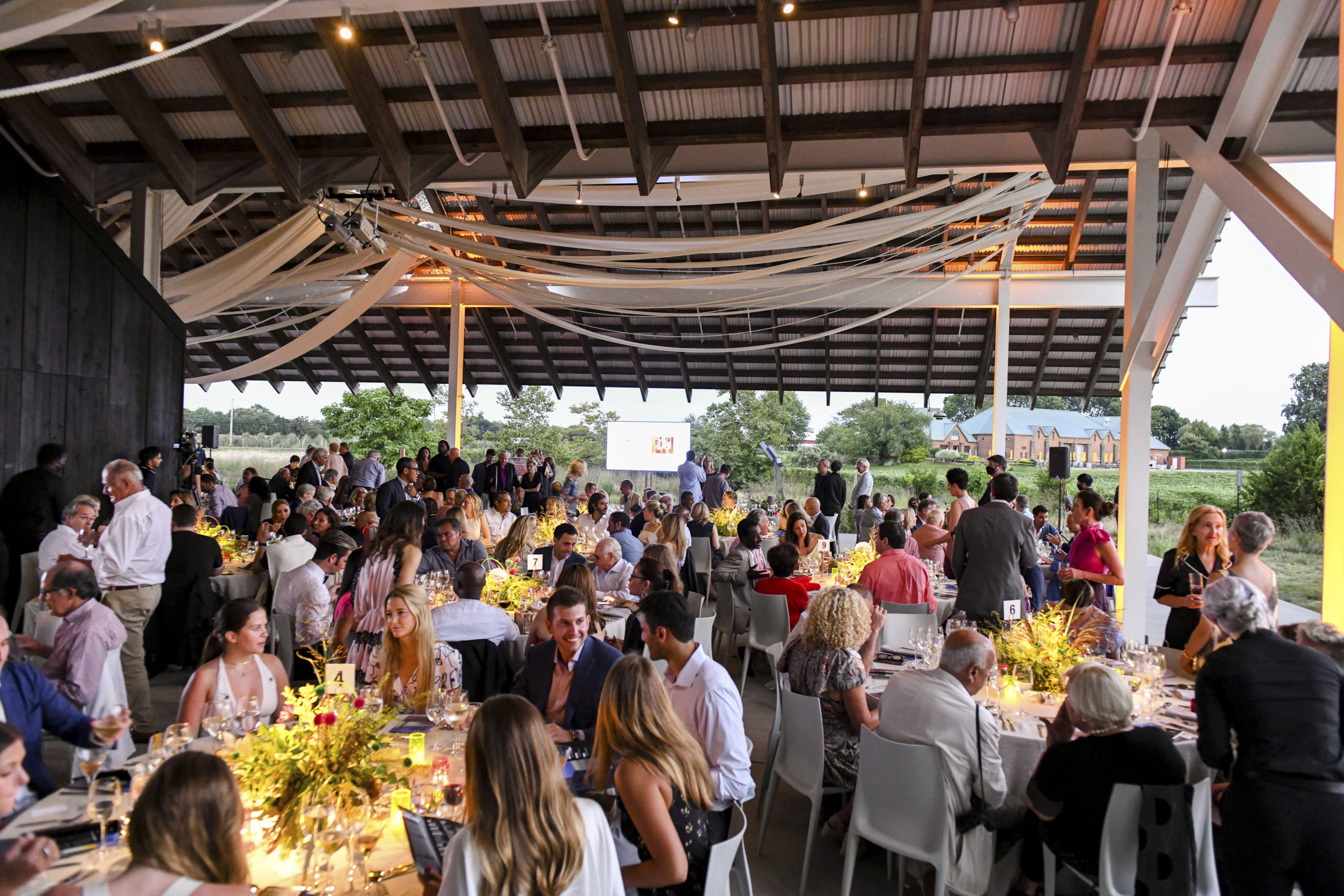The Parrish Art Museum's Saturday Midsummer Dinner.   Joe Schildhorn/BFA.com