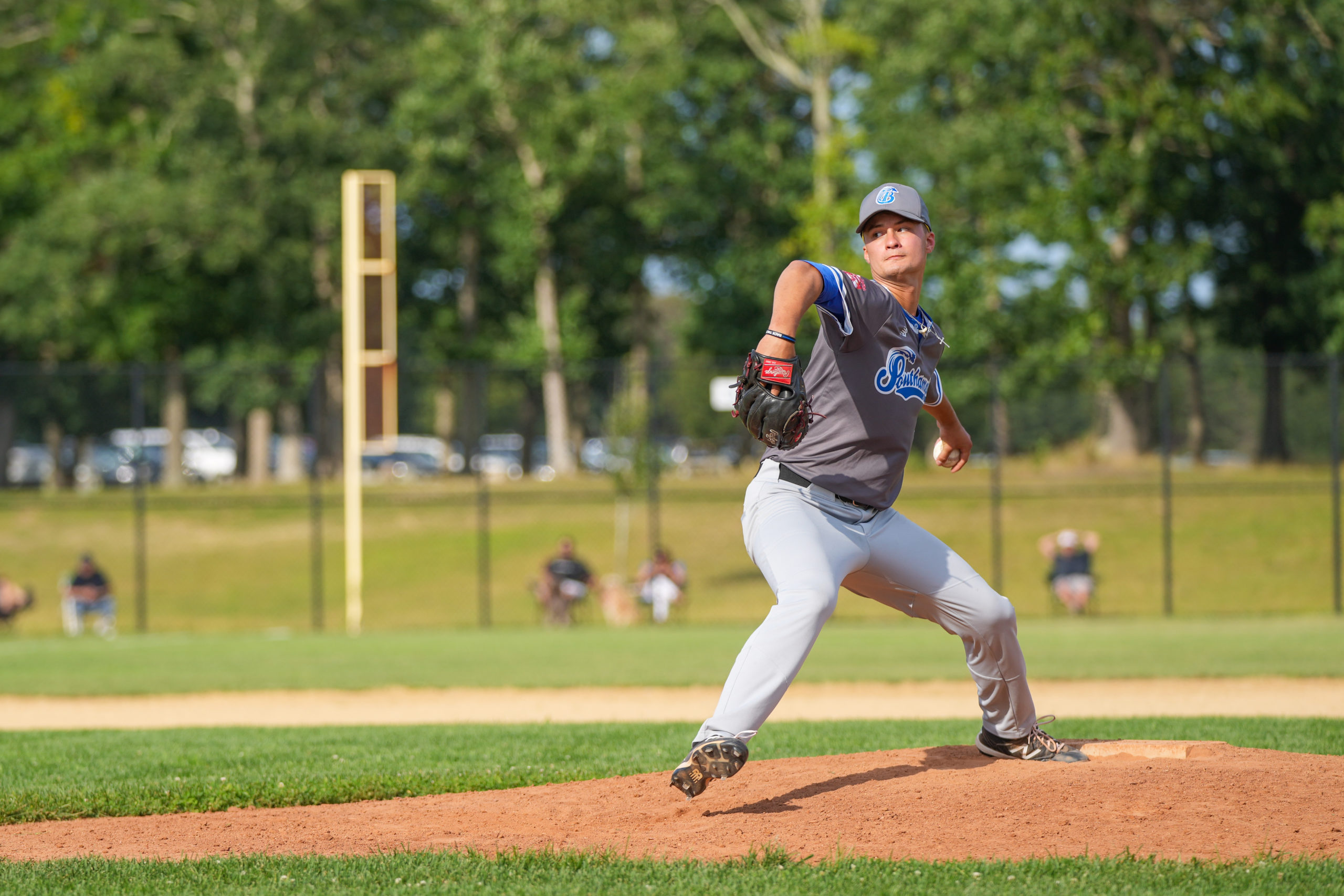 Rob Lucano (Molloy) pitched eight shutout innings for the Breakers in game two of the HCBL Championship this past Friday.