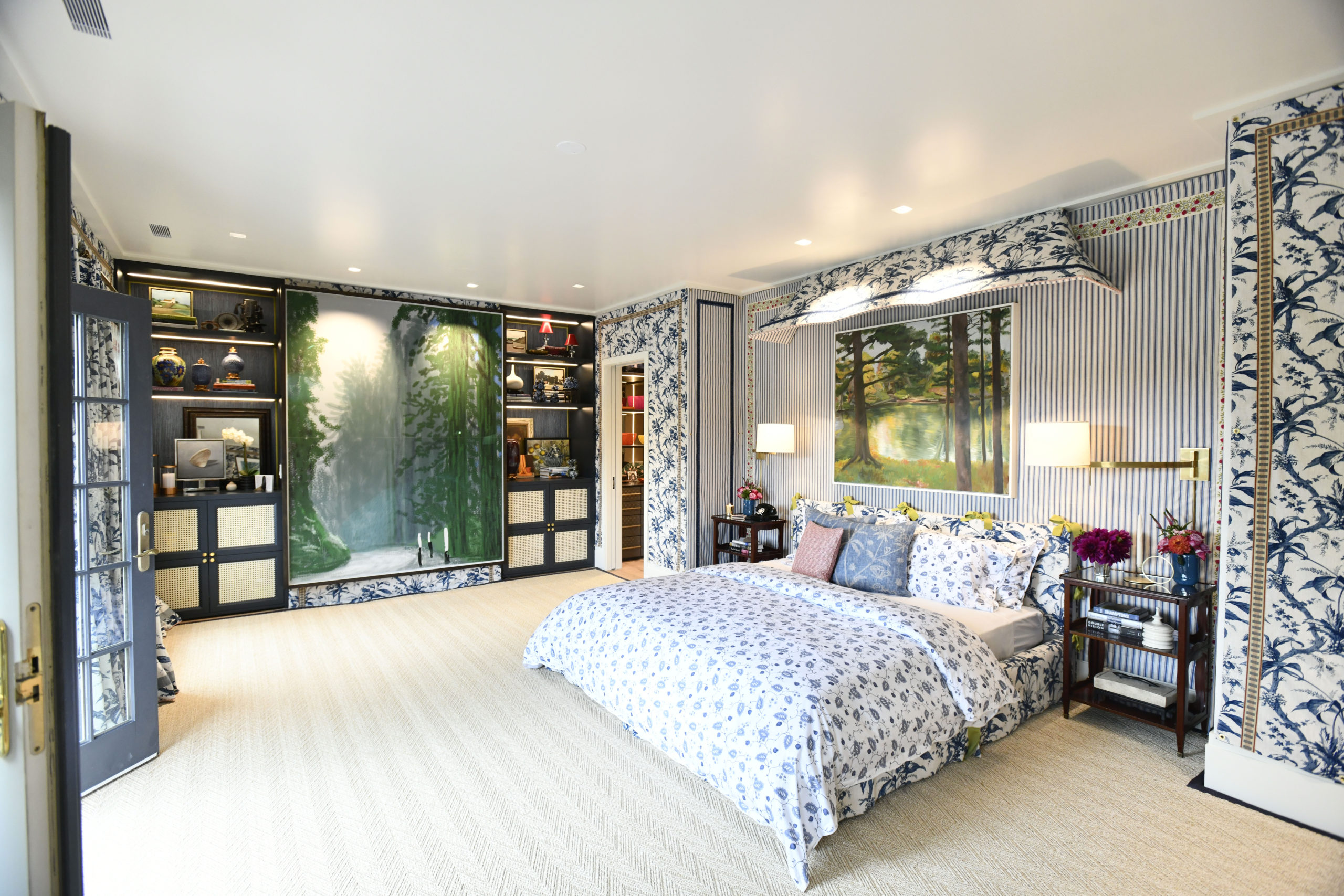 Richard Mishaan's primary bedroom.  DANA SHAW