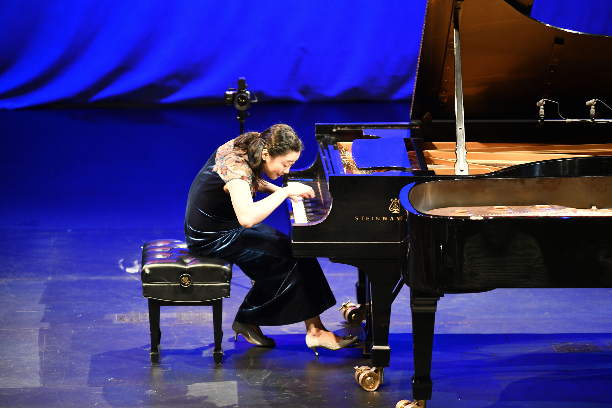 Fei Fei performs at Pianofest on Monday.  DANA SHAW