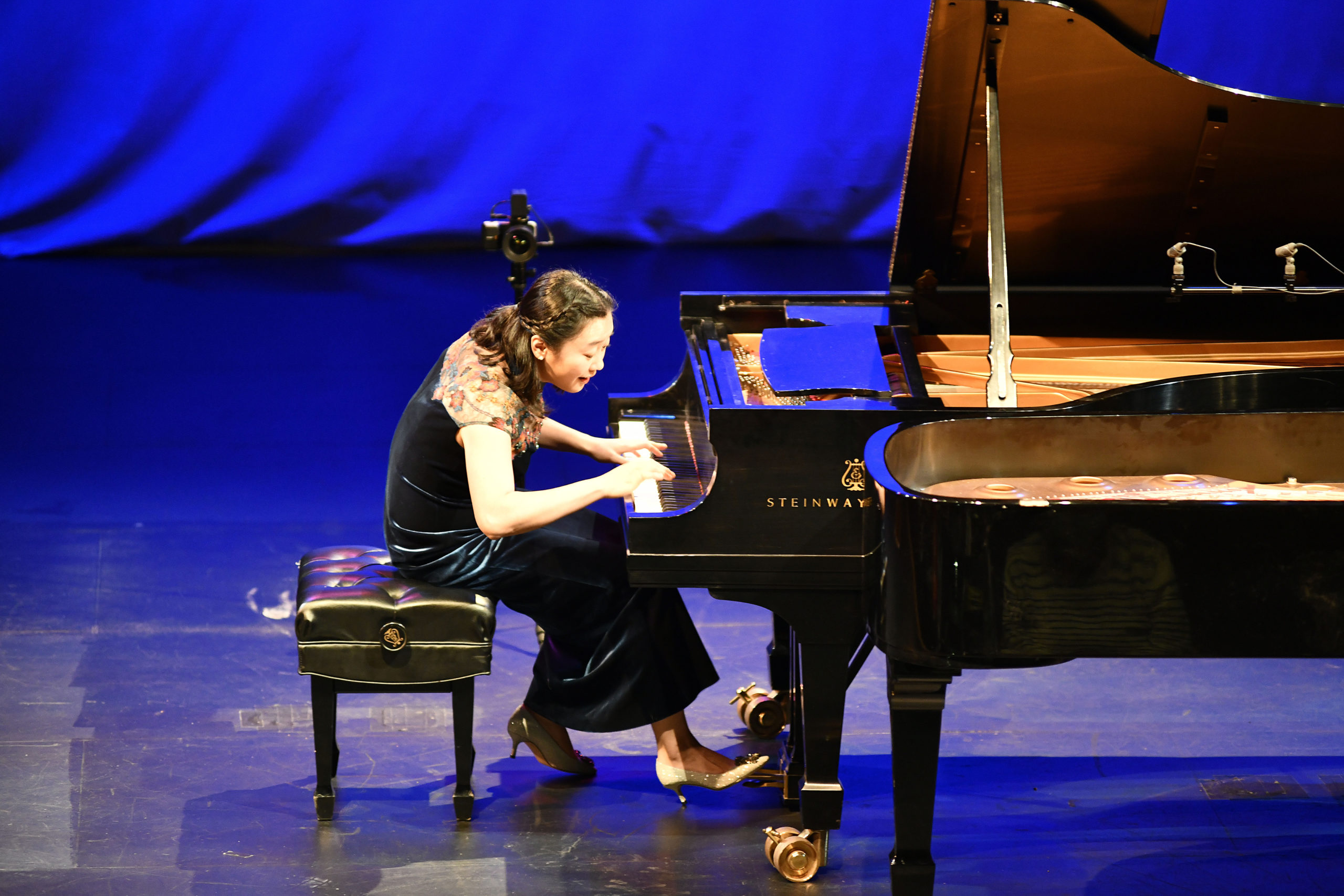 Fei Fei performs at Pianofest on Monday.  DANA SHAW