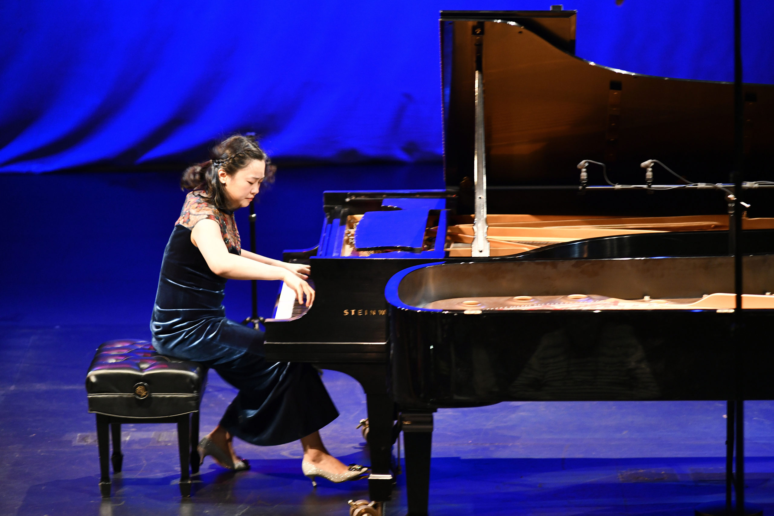 Fei Fei performs at Pianofest on Monday.  DANA SHAW