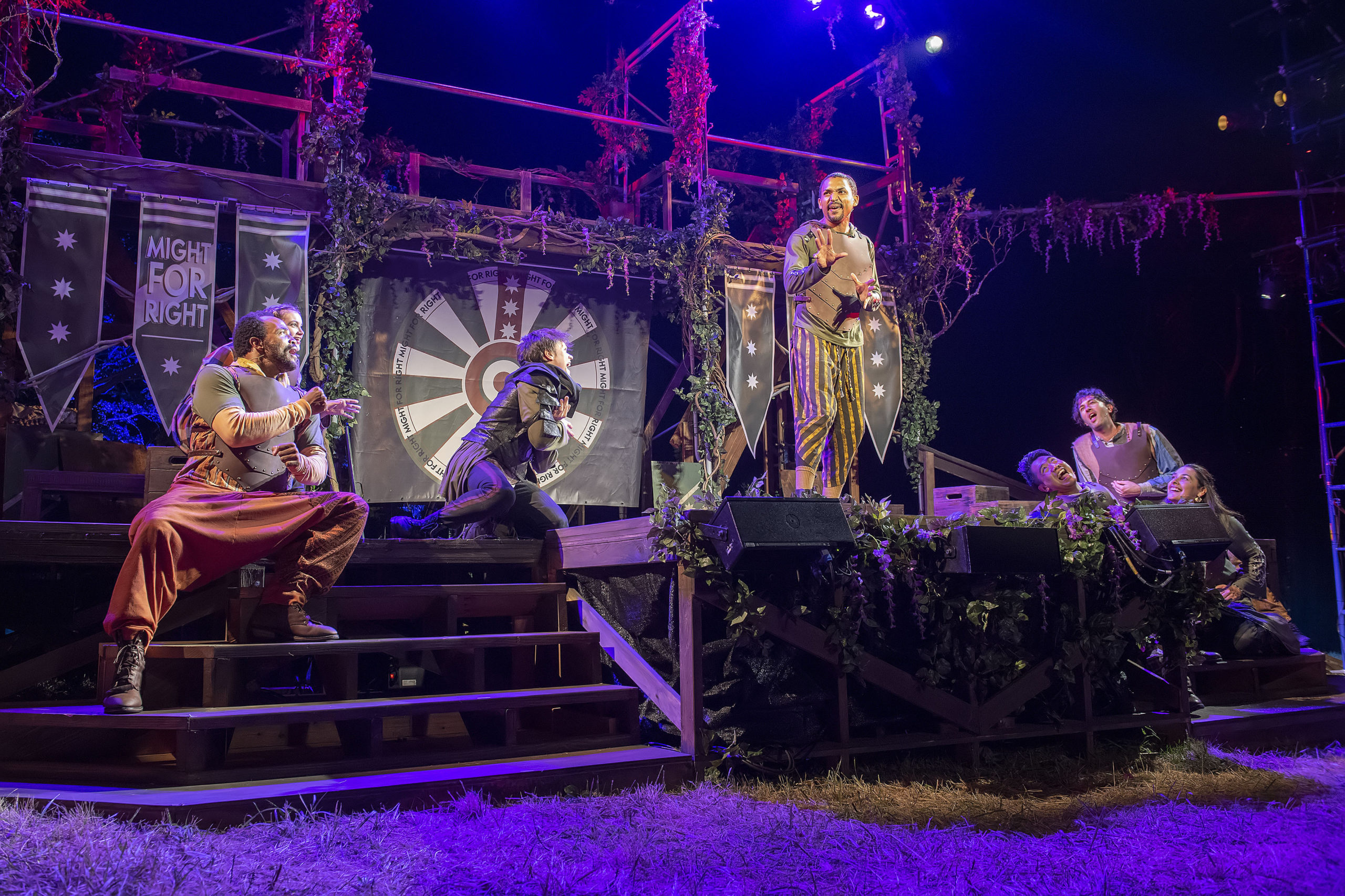 David LaMarr and Ensemble in Bay Street Theater's  production of 