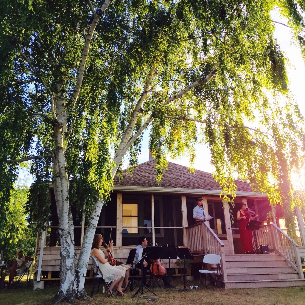 A Music for Montauk performance at Fort Pond House.