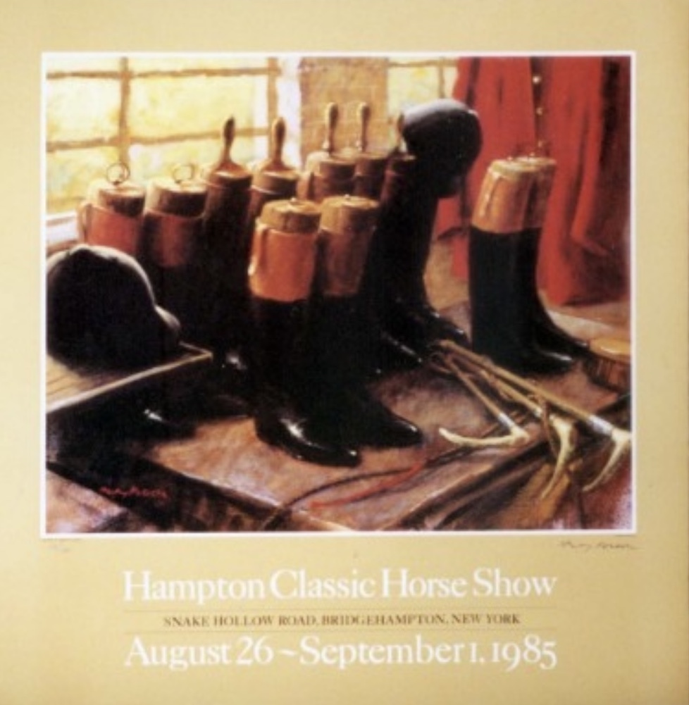 Harry Koehler's second Hampton Classic poster from 1985.