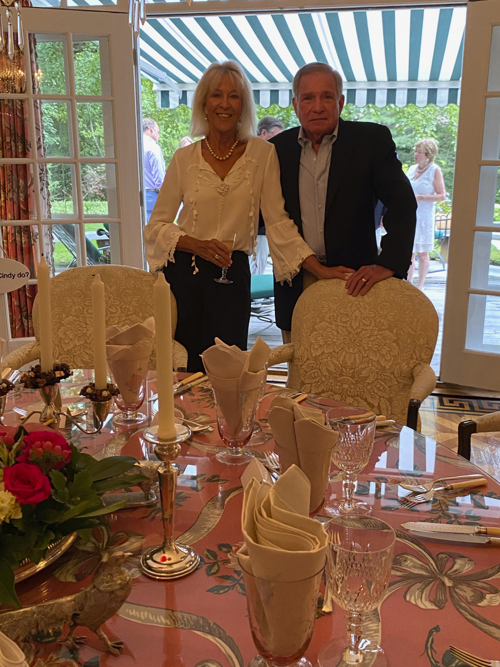 Cindy and Ladd Willis at A Gala in your Garden.  GREG D'ELIA