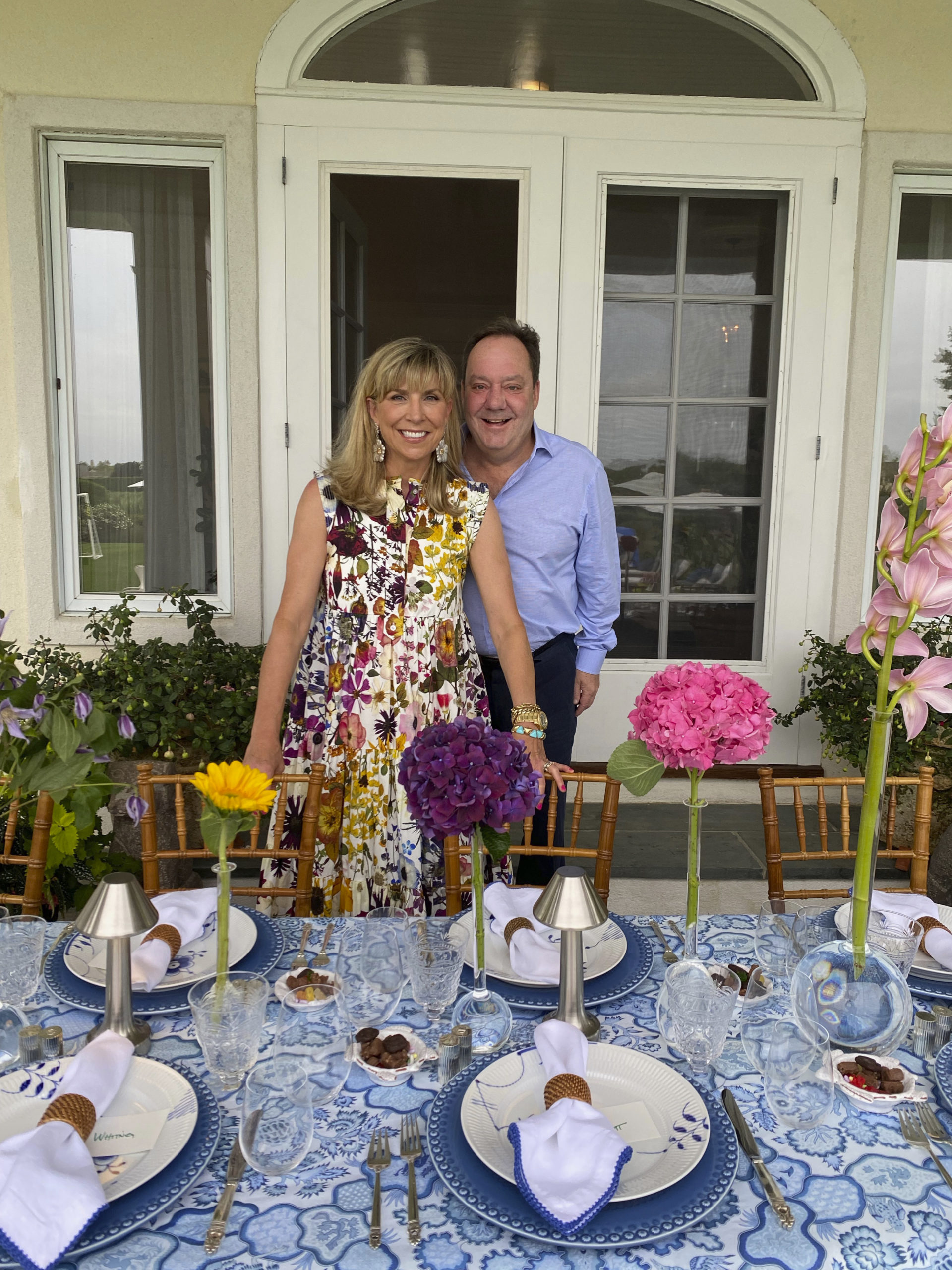 Margo and Jimmy Nederlander at A Gala in your Garden.    GREG D'ELIA