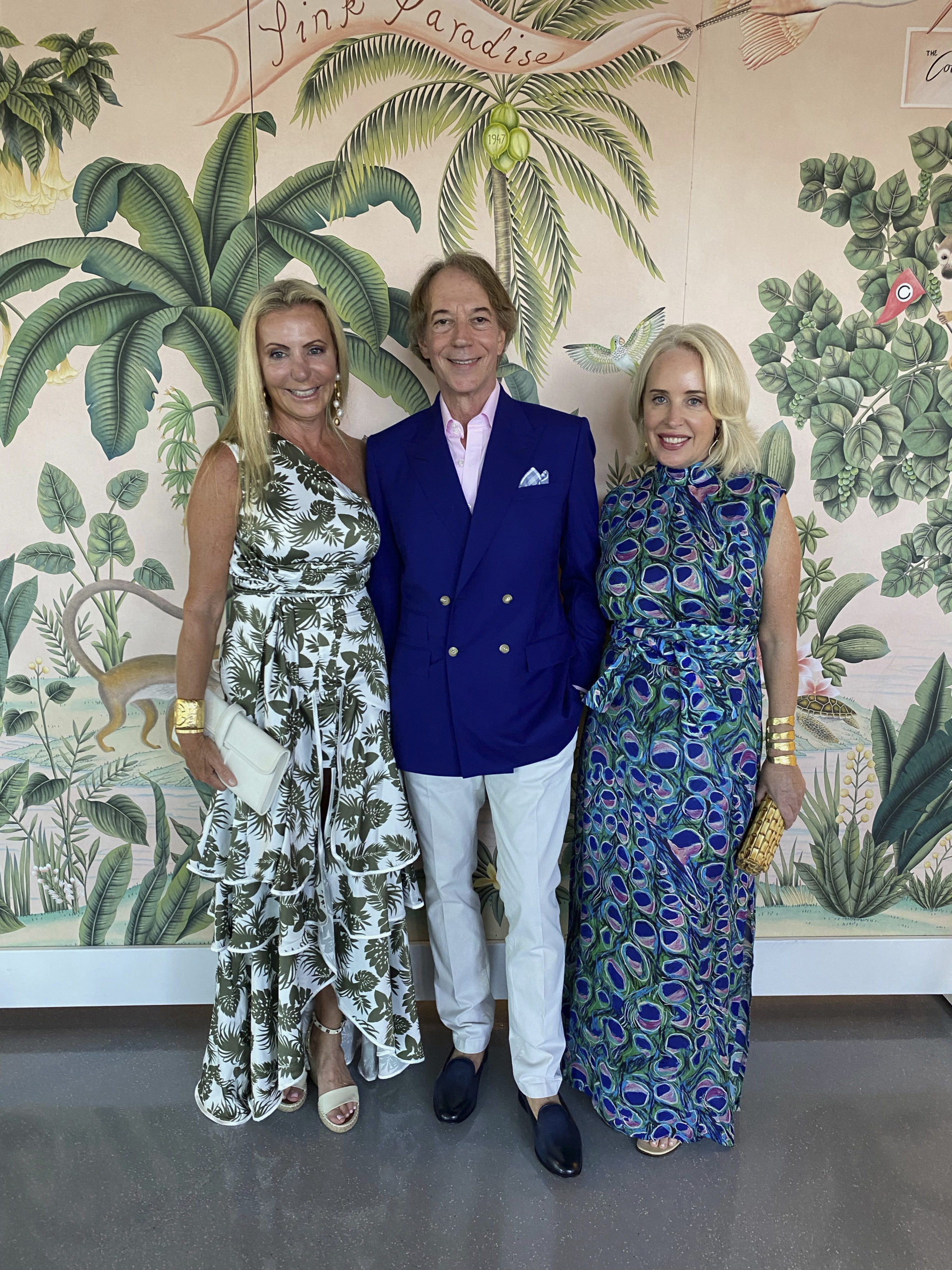 Catherine Carey, Robert Caravaggi and Amy Hoadley at the Colony Pop-UP at Christie's.