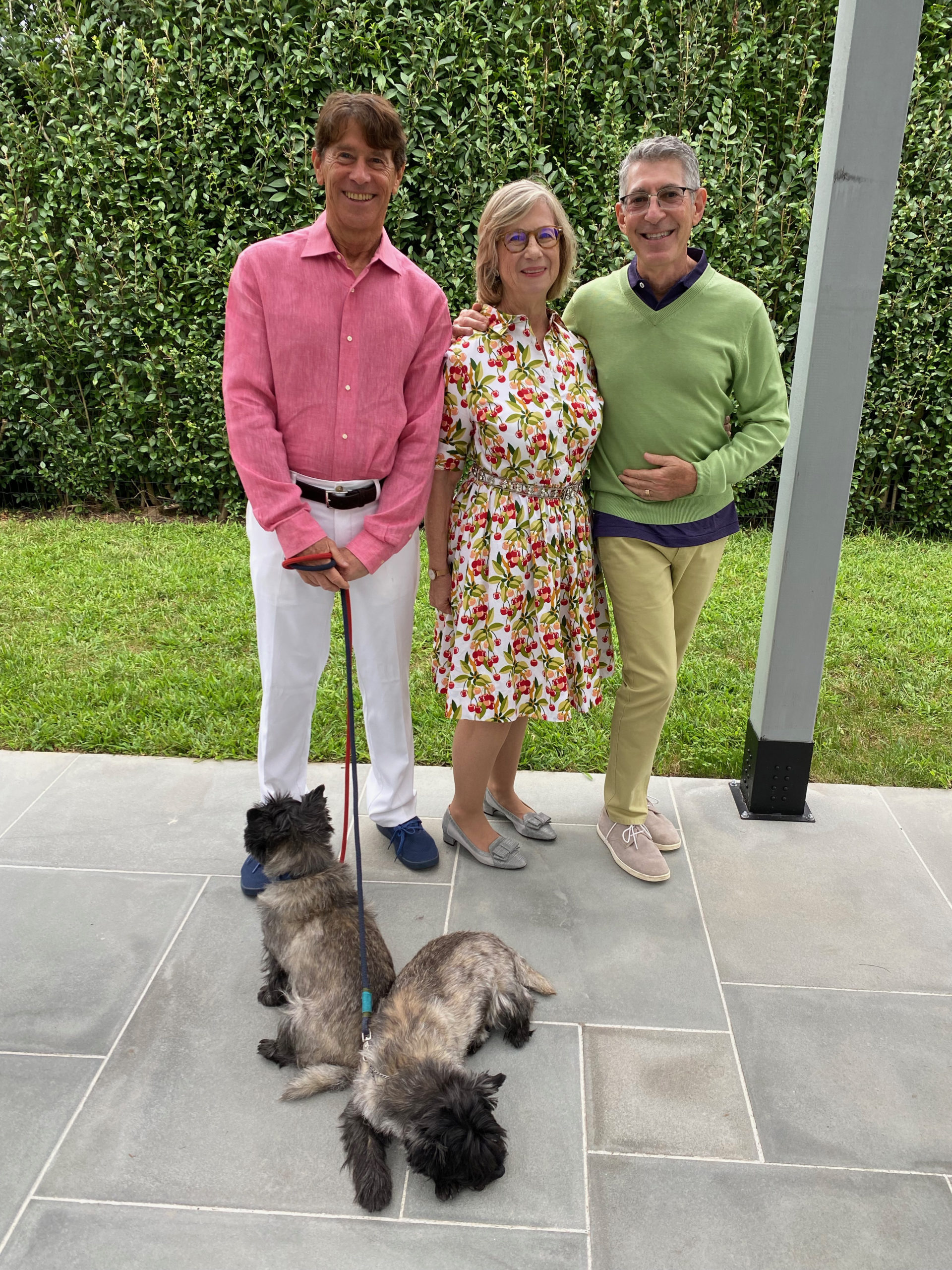 Paul Travis, Betsy Seidman and Mark Fichandler at the Birthday celebration.   GREG D'ELIA