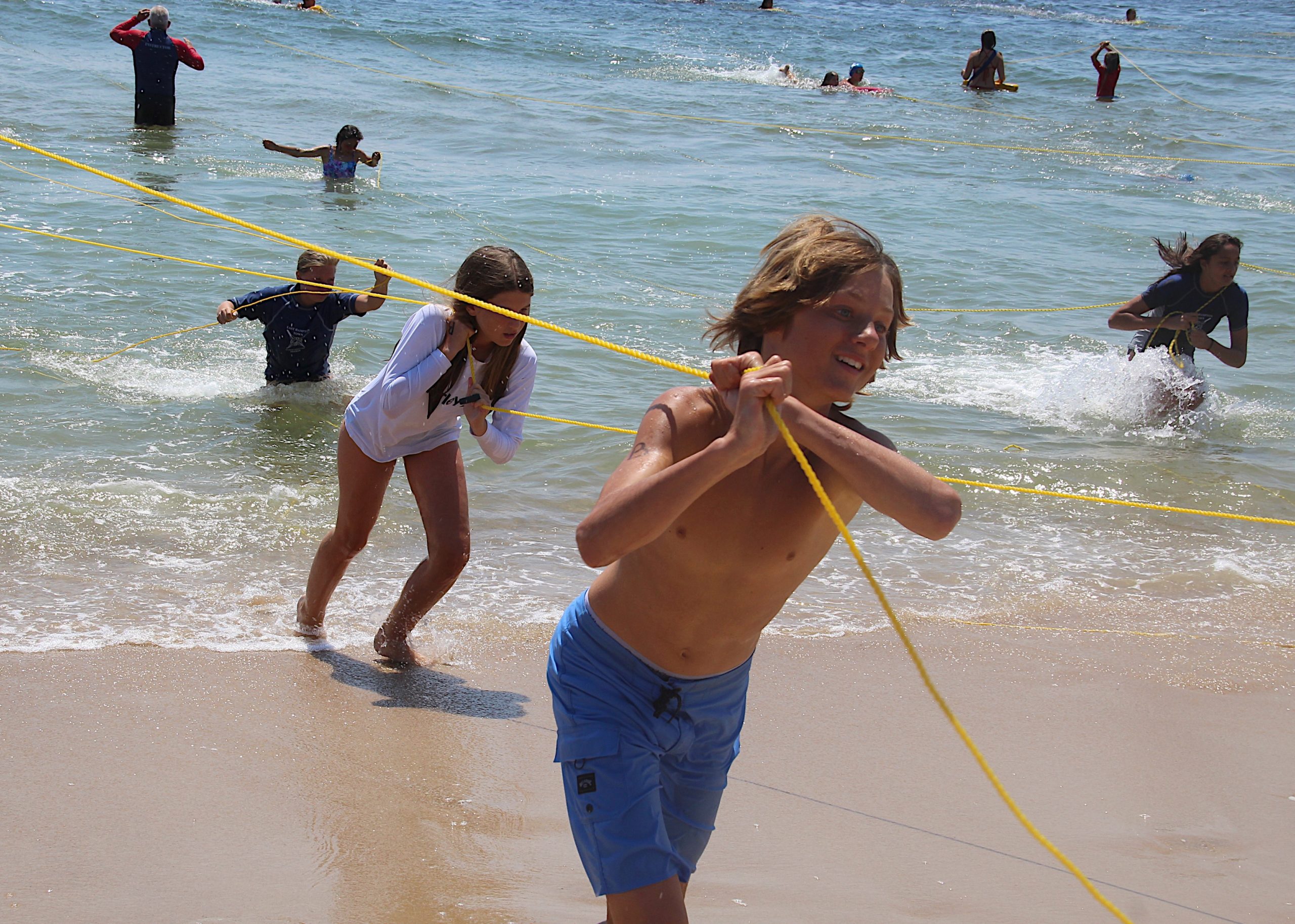 East Hampton Town held its Junior Lifeguard Competition at Indian Wells Beach in Amagansett this past weekend.