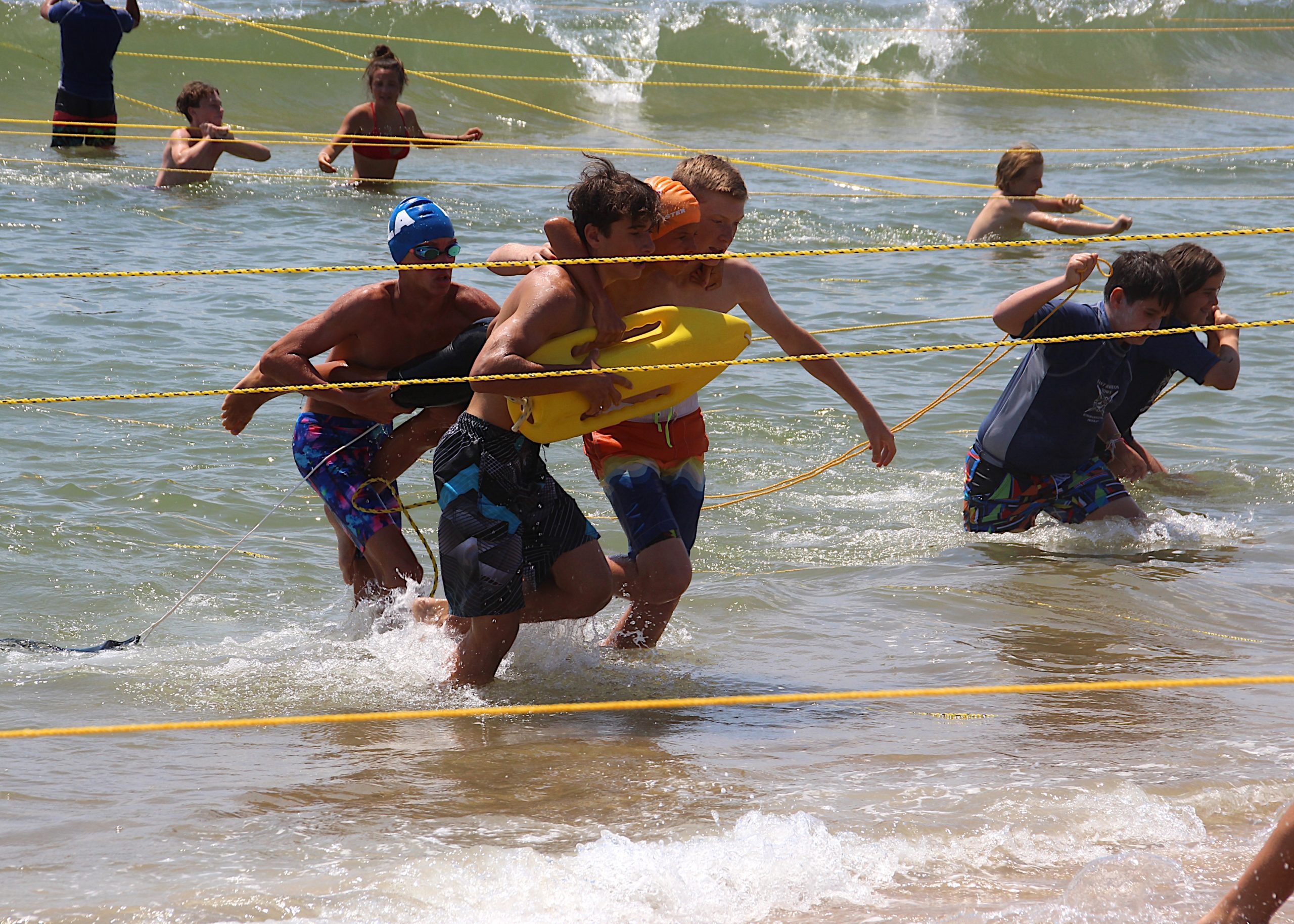 East Hampton Town held its Junior Lifeguard Competition at Indian Wells Beach in Amagansett this past weekend.