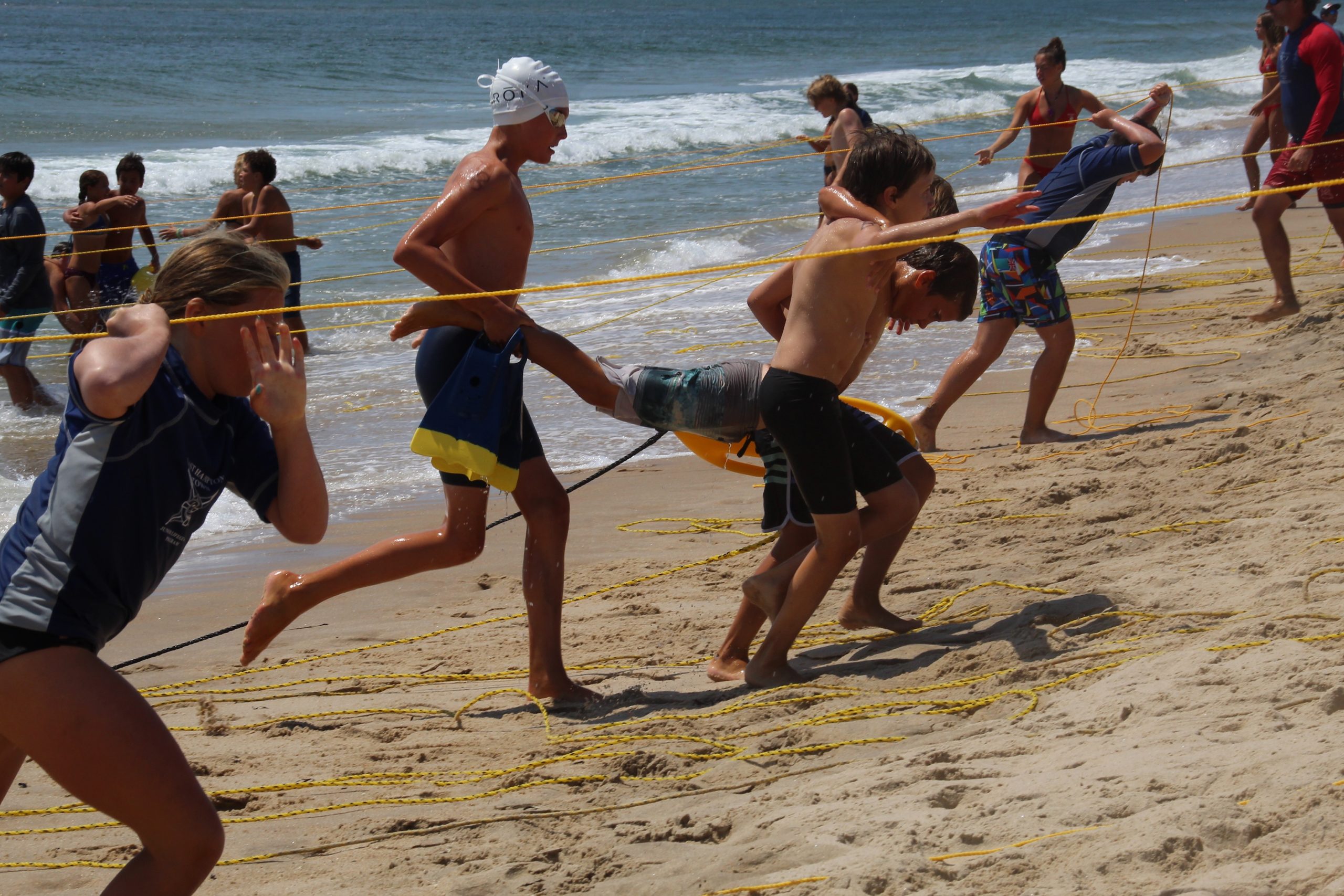 East Hampton Town held its Junior Lifeguard Competition at Indian Wells Beach in Amagansett this past weekend.