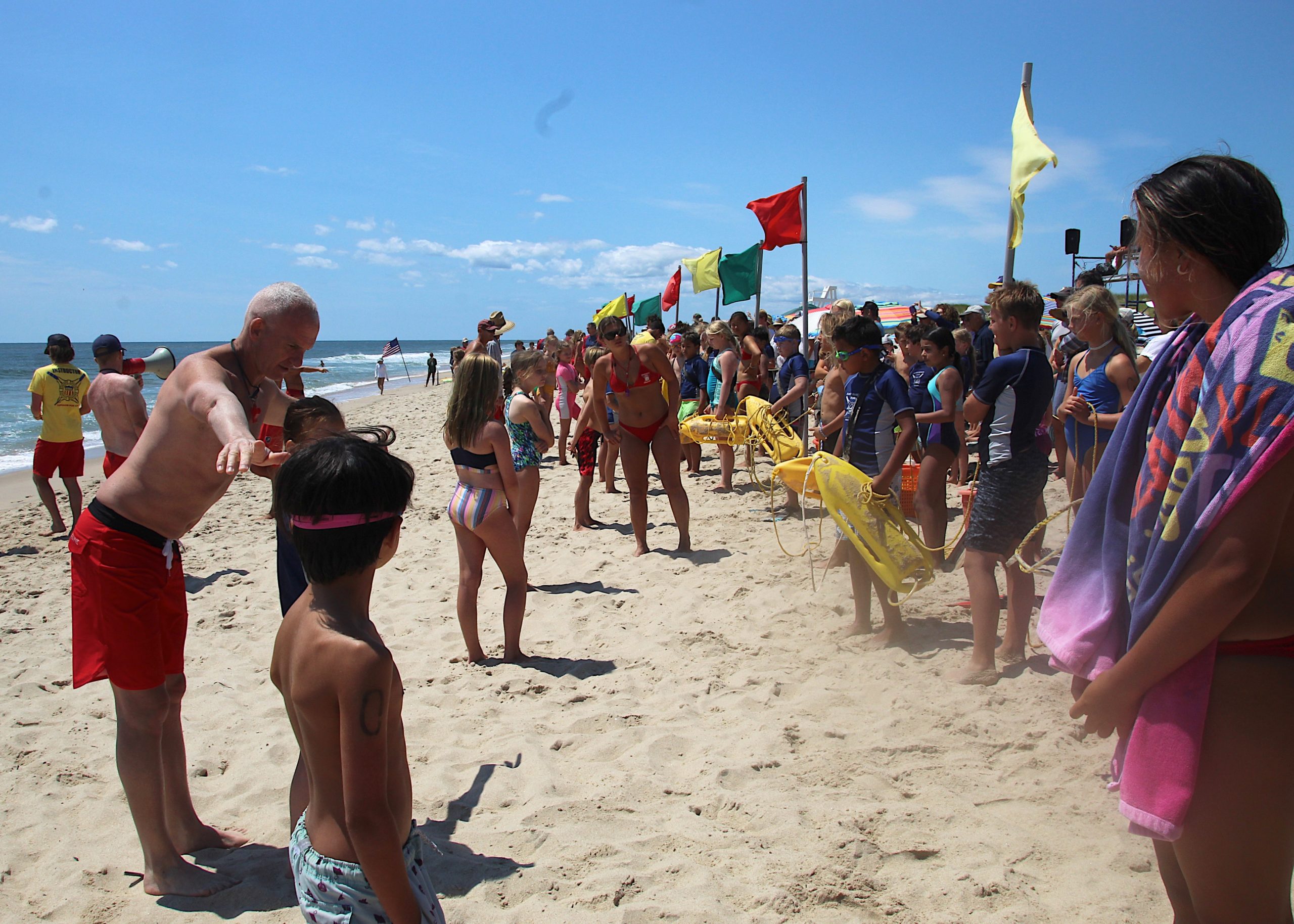 East Hampton Town held its Junior Lifeguard Competition at Indian Wells Beach in Amagansett this past weekend.