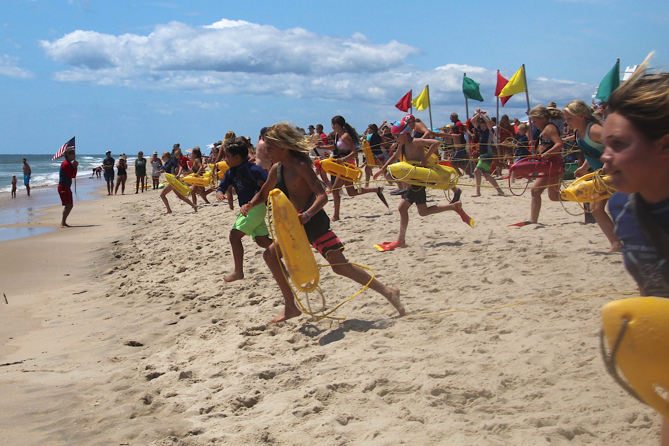 East Hampton Town held its Junior Lifeguard Competition at Indian Wells Beach in Amagansett this past weekend.