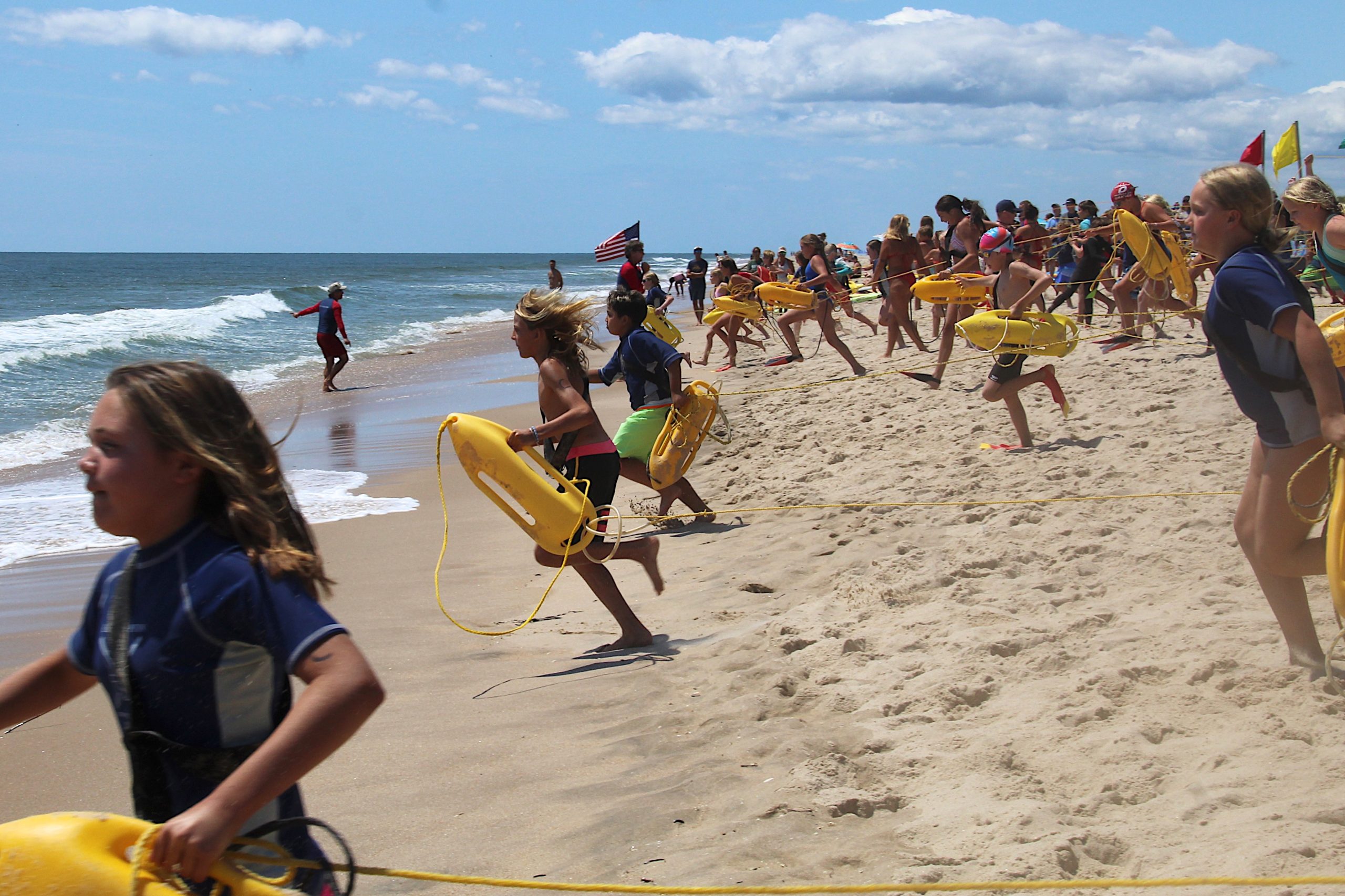 East Hampton Town held its Junior Lifeguard Competition at Indian Wells Beach in Amagansett this past weekend.