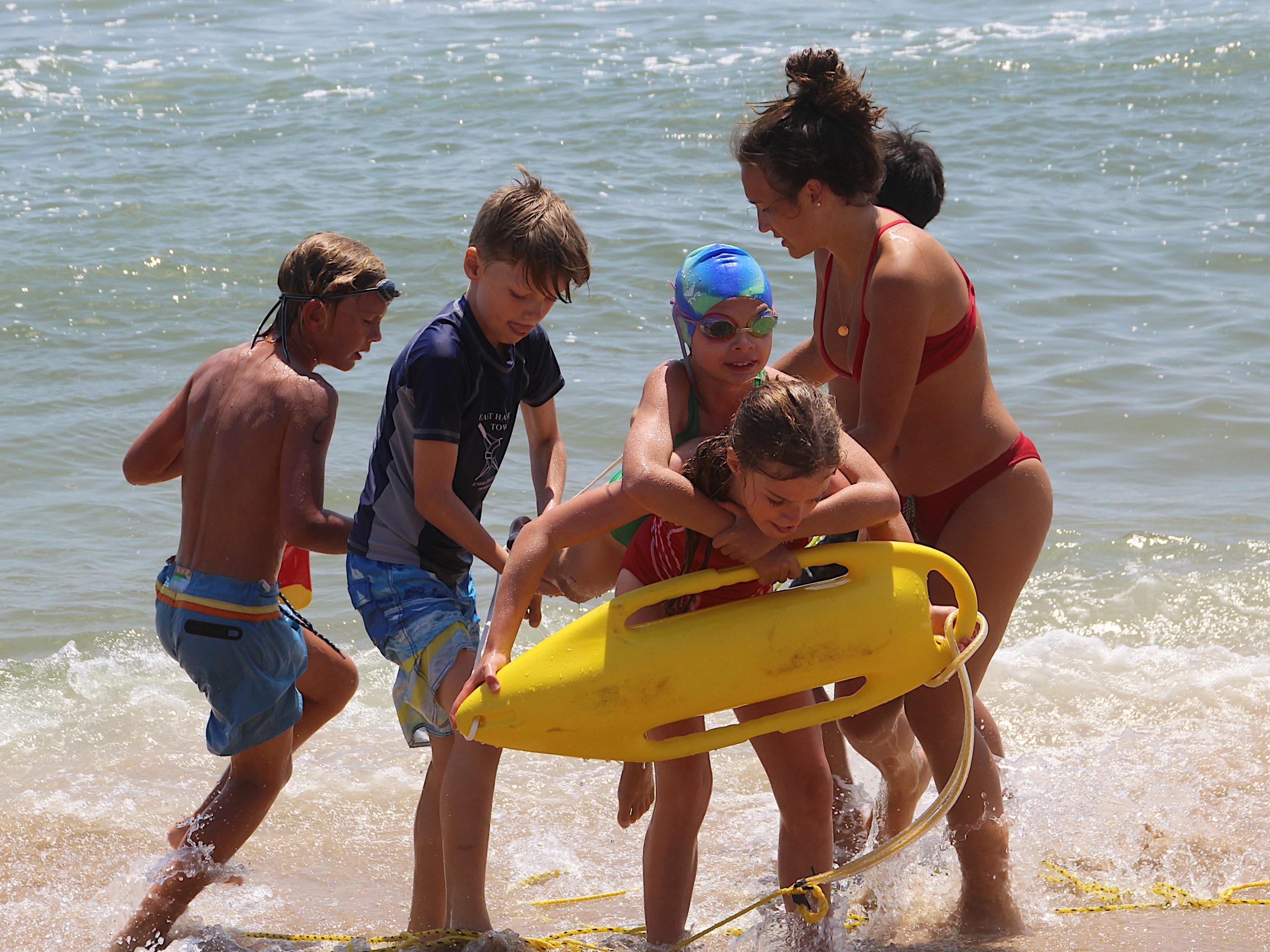 East Hampton Town held its Junior Lifeguard Competition at Indian Wells Beach in Amagansett this past weekend.