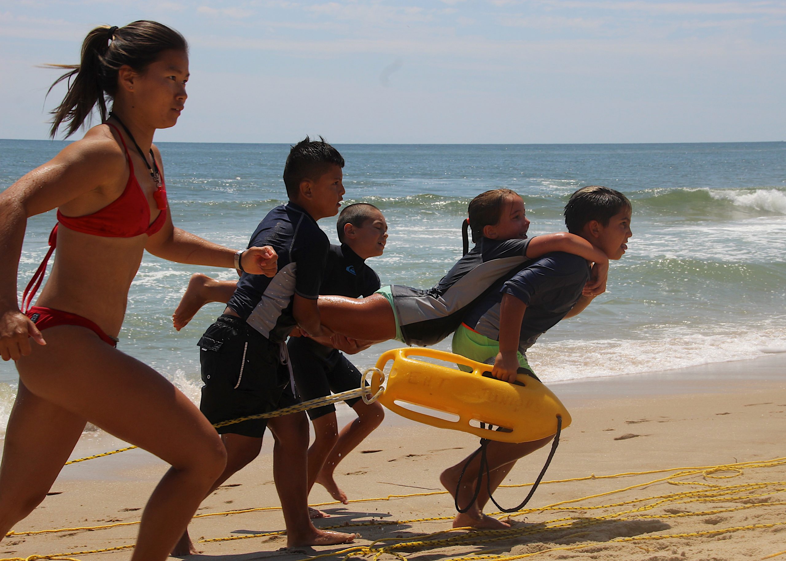 East Hampton Town held its Junior Lifeguard Competition at Indian Wells Beach in Amagansett this past weekend.