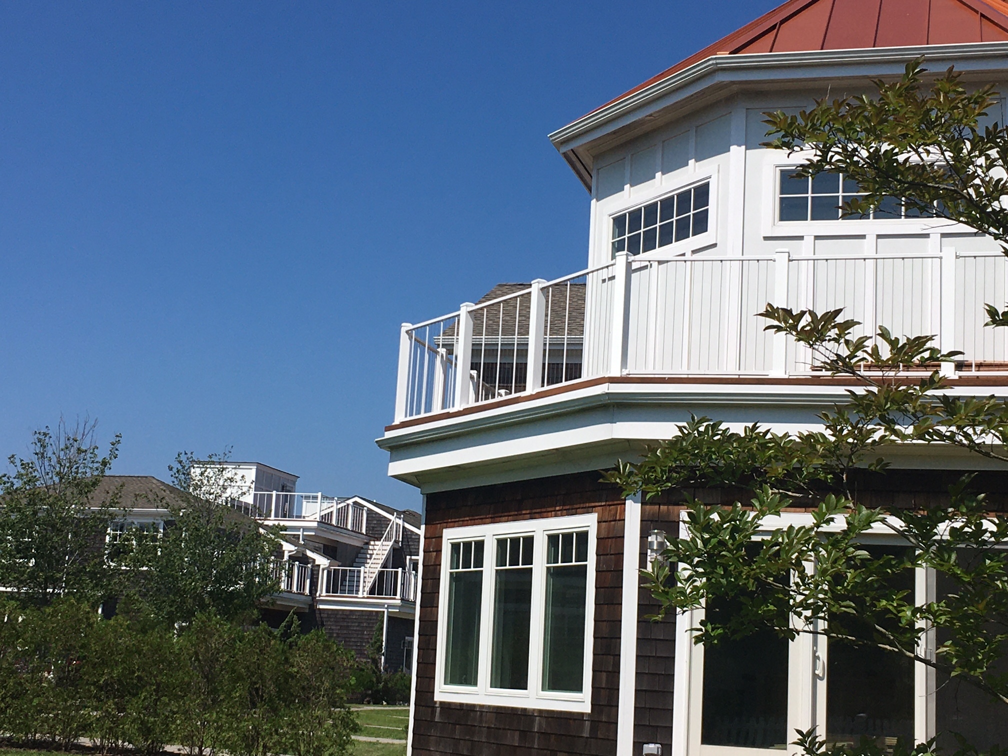 The Ponquogue Manor condos in Hampton Bays are nearing completion.