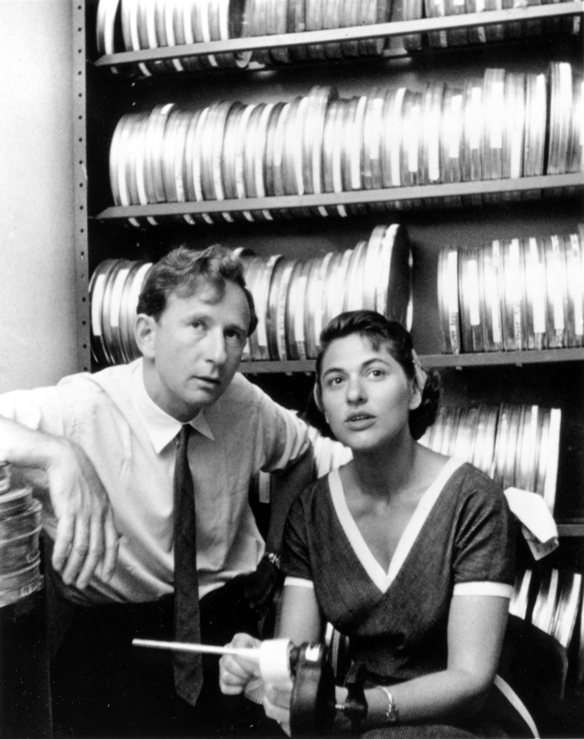 Husband and wife directors, Morris Engel and Ruth Orkin.