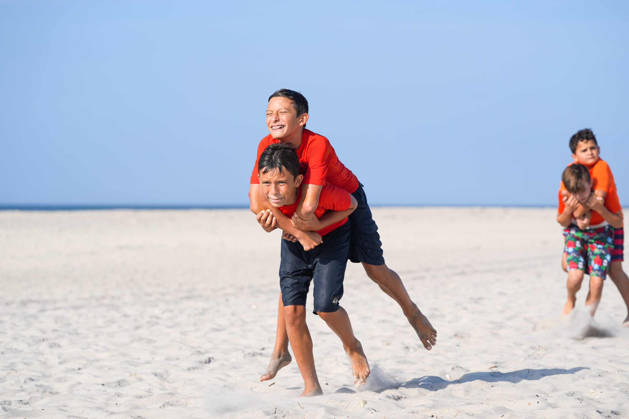 The Southampton Town lifeguards held its junior lifeguard tournament at Ponquogue Beach in Hampton Bays this past Saturday, August 14.