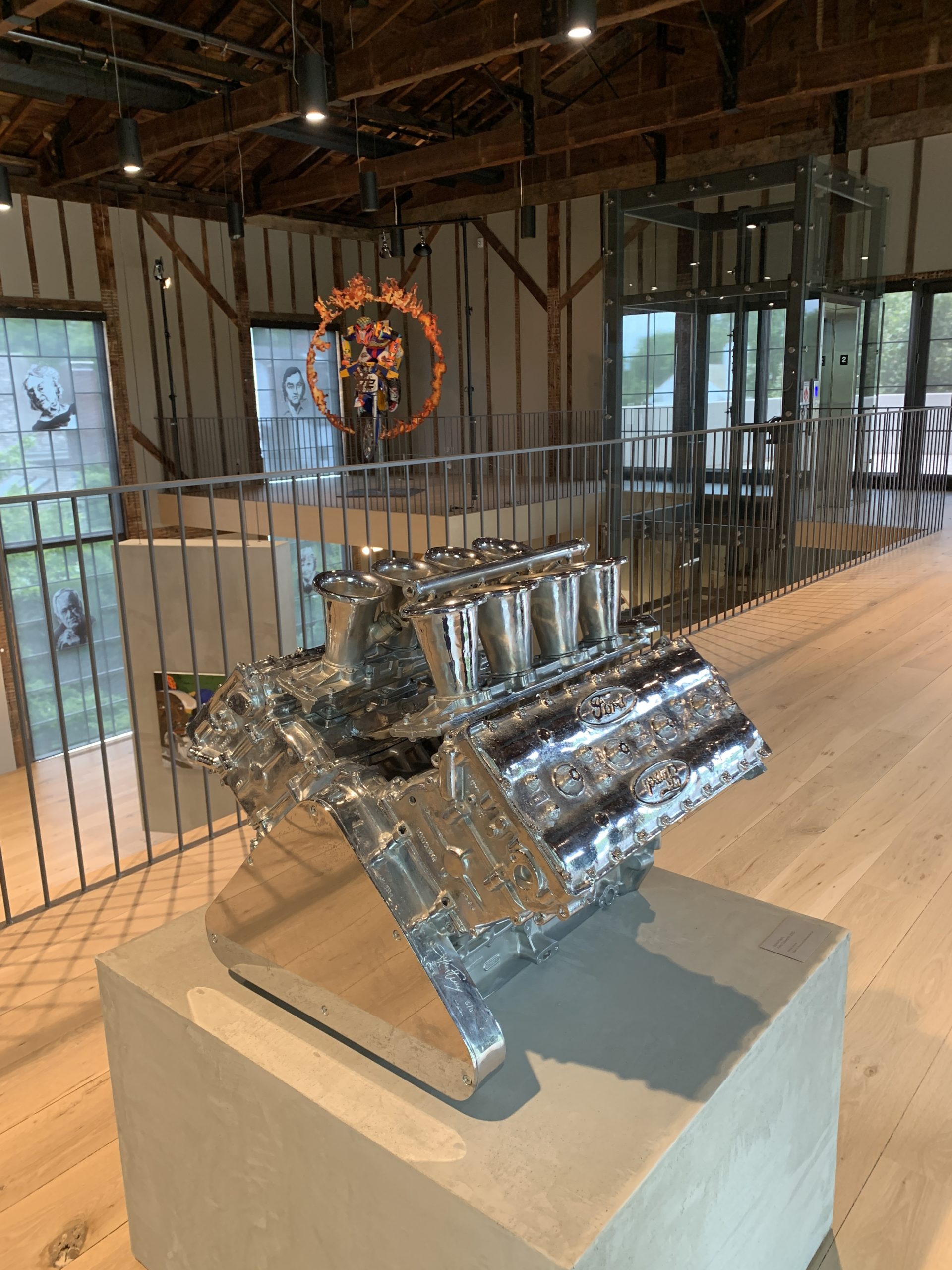 Installation view of 
