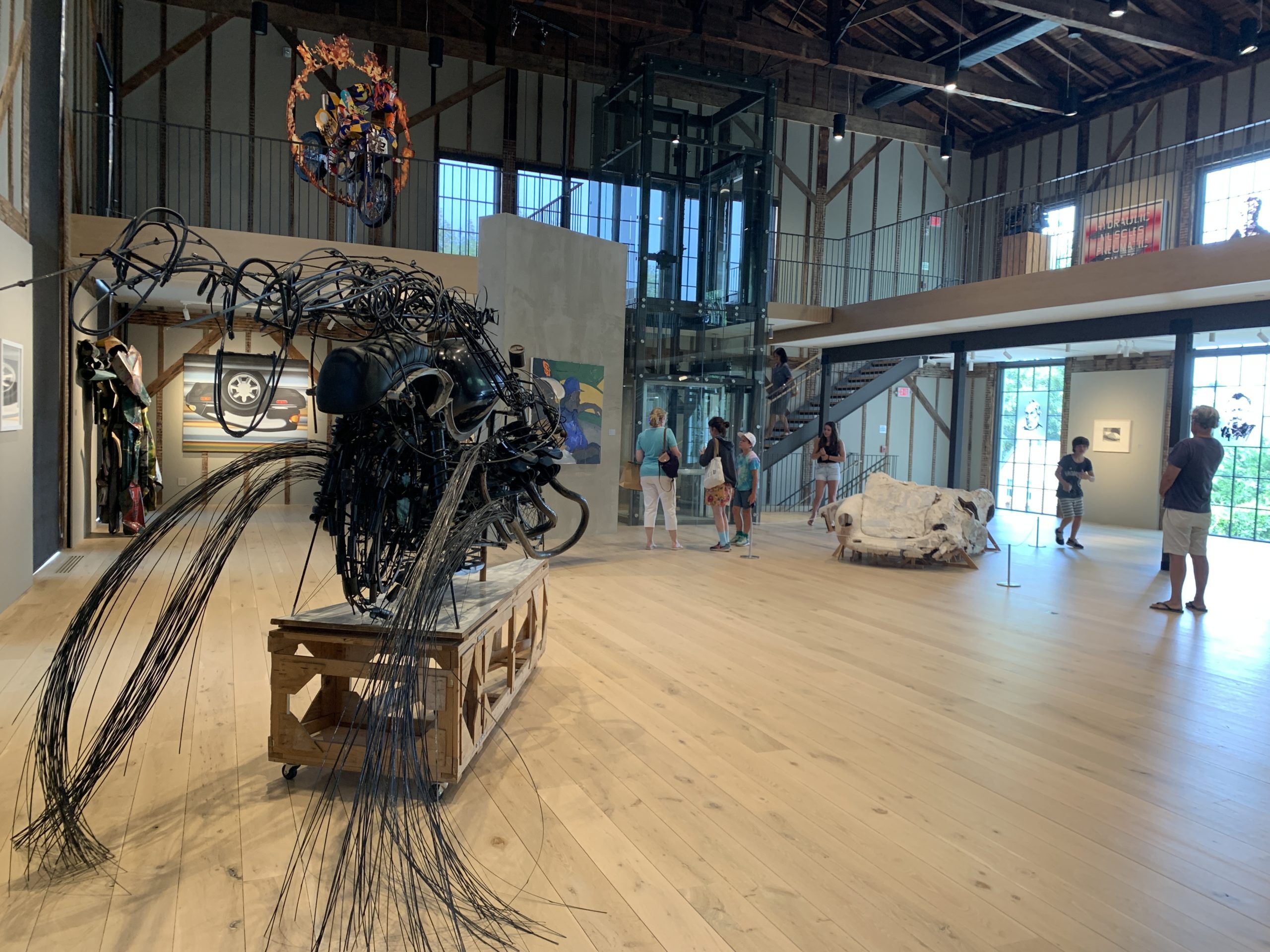Installation view of 