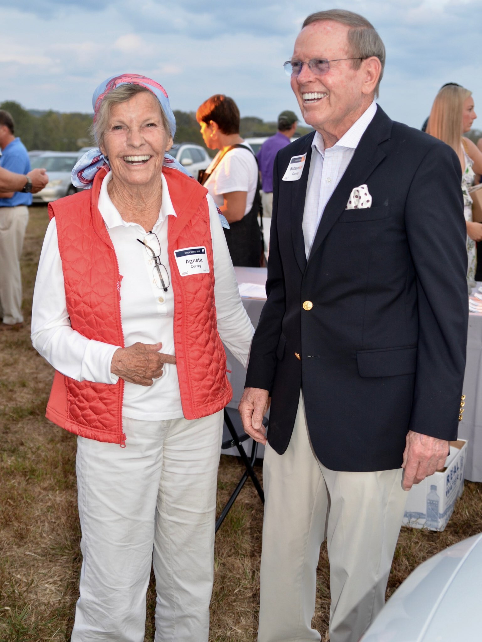 Agneta and Brownlee Currey were longtime backers of the Hampton Classic.