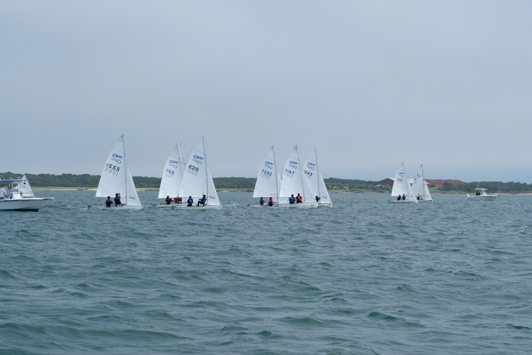 Devon Yacht Club in Amagansett hosted a Peconic Gardiners Junior Sailing Association regatta on Wednesday, August 11.