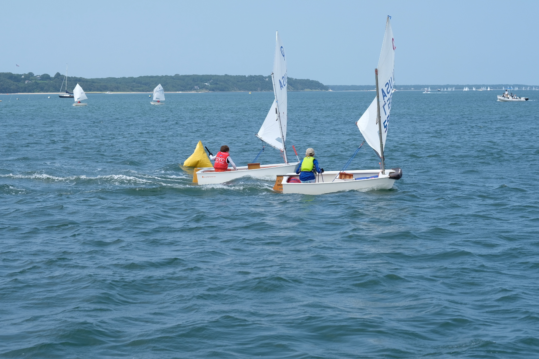 Devon Yacht Club in Amagansett hosted a Peconic Gardiners Junior Sailing Association regatta on Wednesday, August 11.