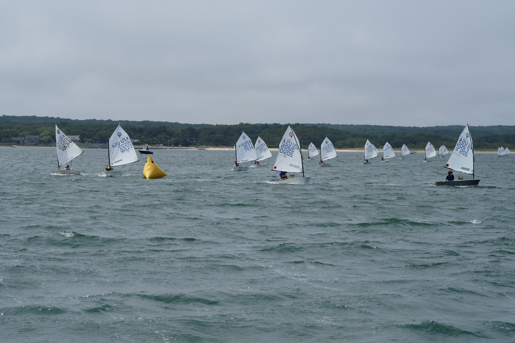 Devon Yacht Club in Amagansett hosted a Peconic Gardiners Junior Sailing Association regatta on Wednesday, August 11.