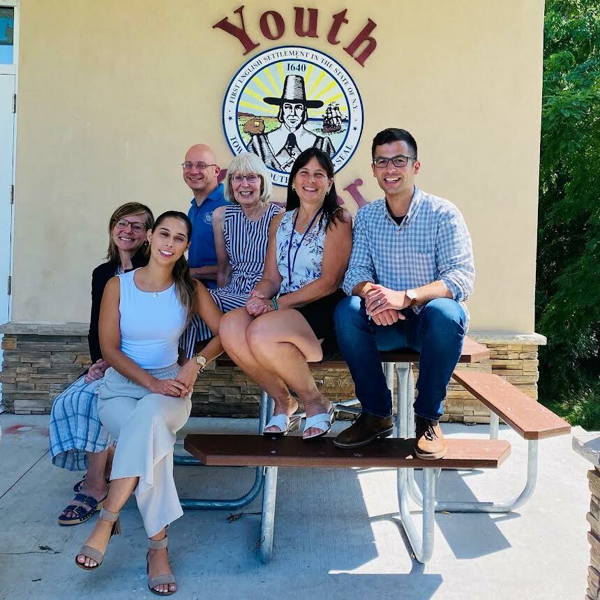 Southampton Youth Bureau members, from left to right, Cara Sultan, Xiomara Arango, Tracy Kolsin, Nancy Lynott, Karen Matz-L'HommeDieu, and Peter Strecker.