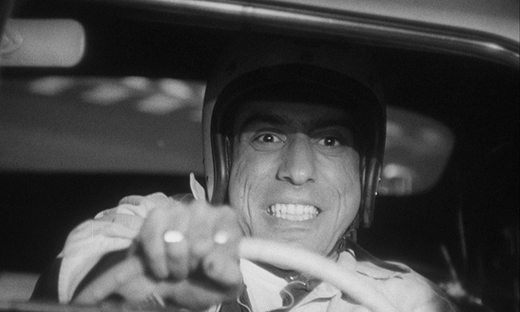 A scene from Jack Hill’s film“Pit Stop.