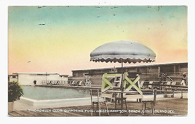 An old postcard featuring the Swordfish Beach Club.  COURTESY SWORDFISH BEACH CLUB