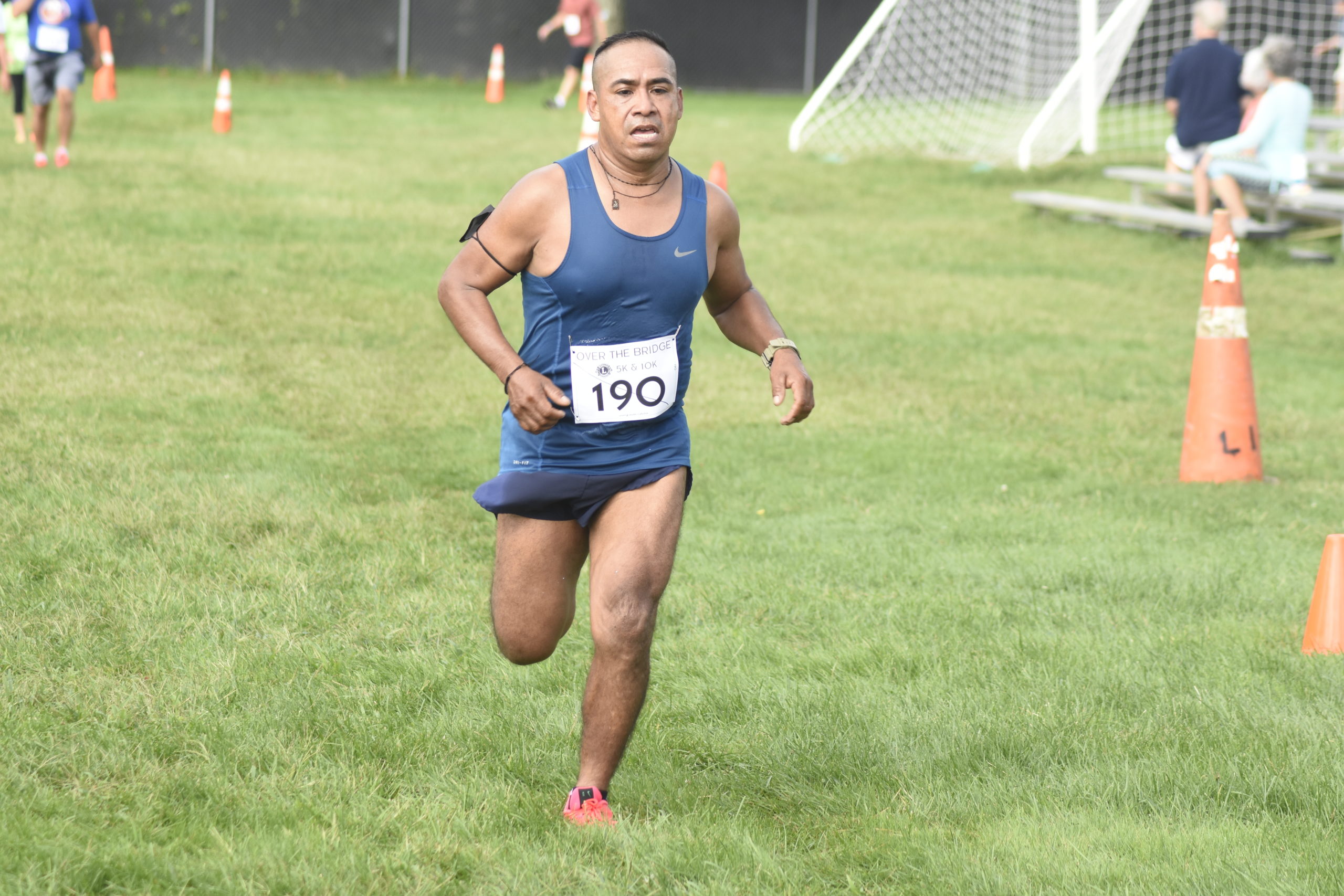 Miguel Morastitla of Southampton placed third in the 10K.