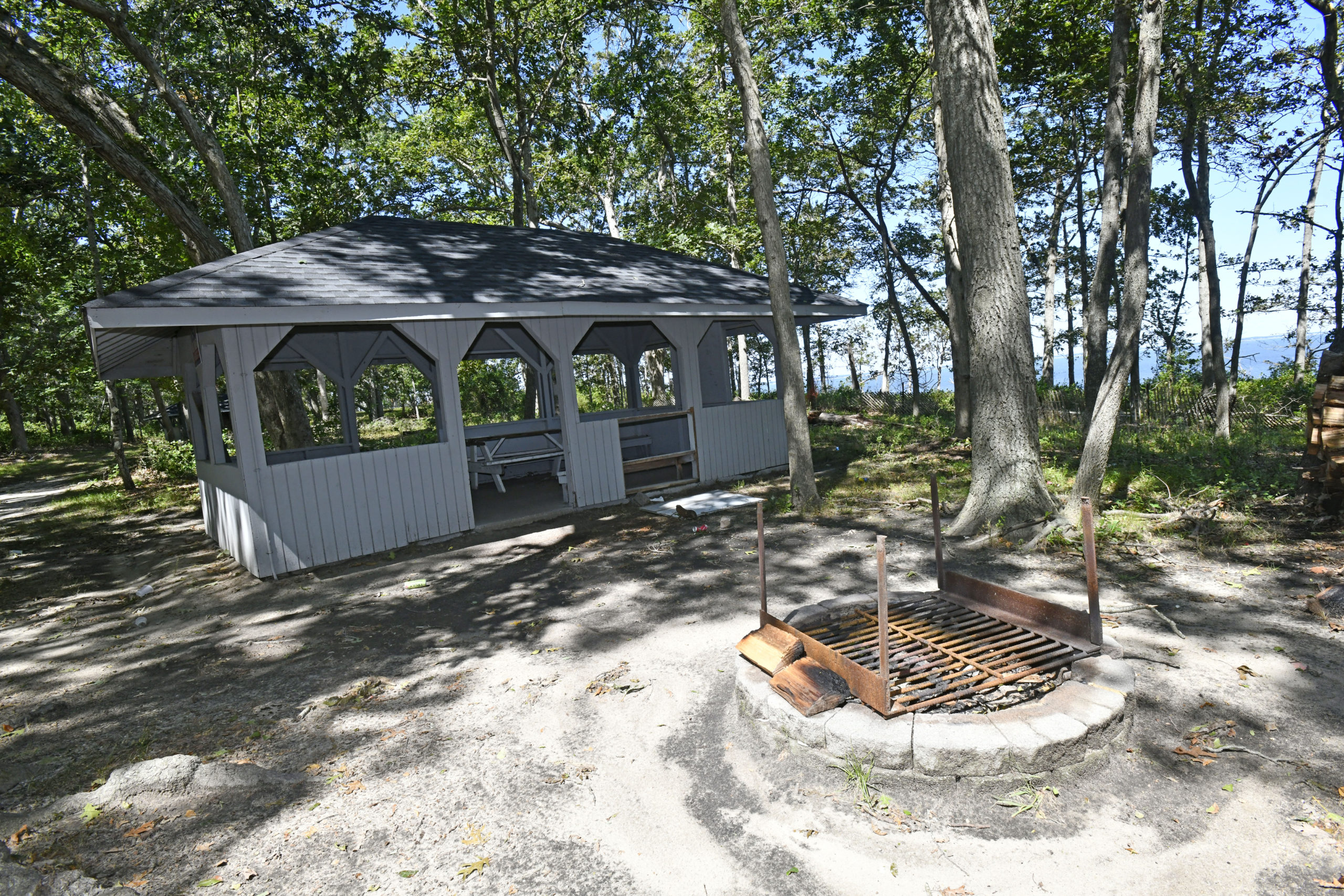 Eagle Scouts have fixed up a few of the buildings at Camp Tekakwitha as their projects.  DANA SHAW