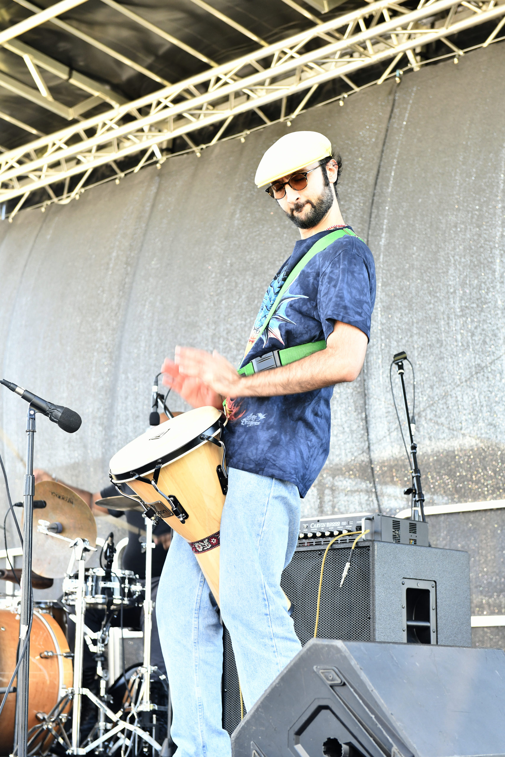 Underground Horns Perform in Steinbeck Park on Sunday.