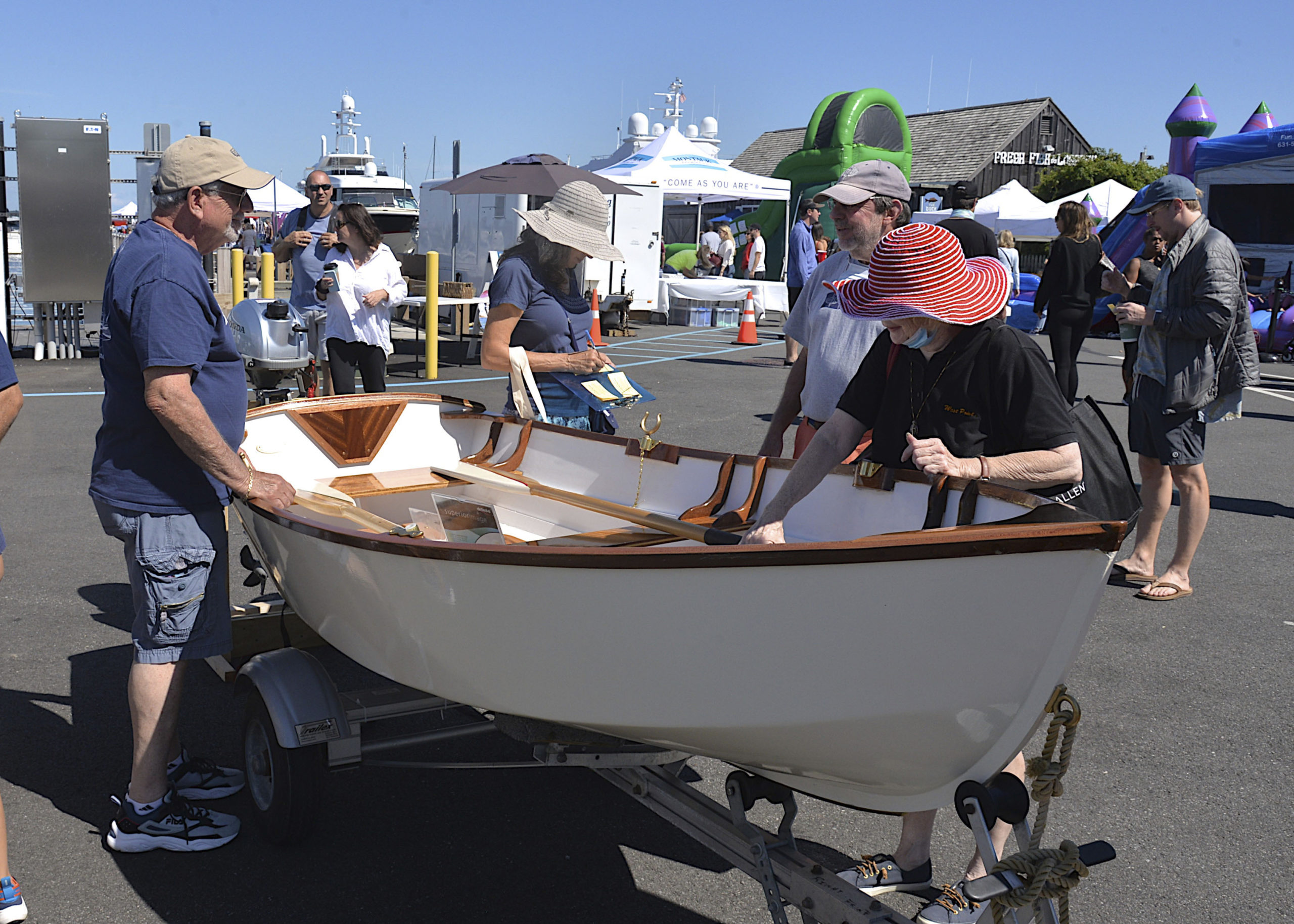 The East End Classic Boat Society at HarborFest.  KYRIL BROMLEY