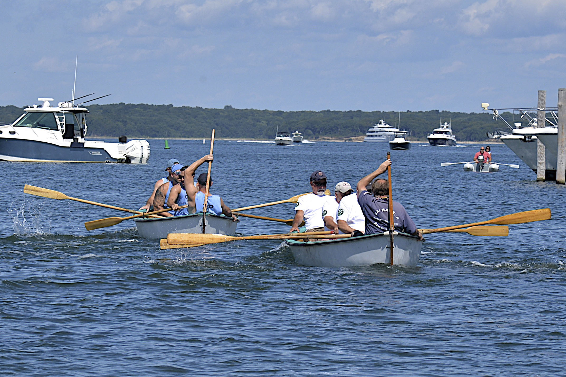 The Whaleboat Races at HarborFest on Saturday.  KYRIL BROMLEY