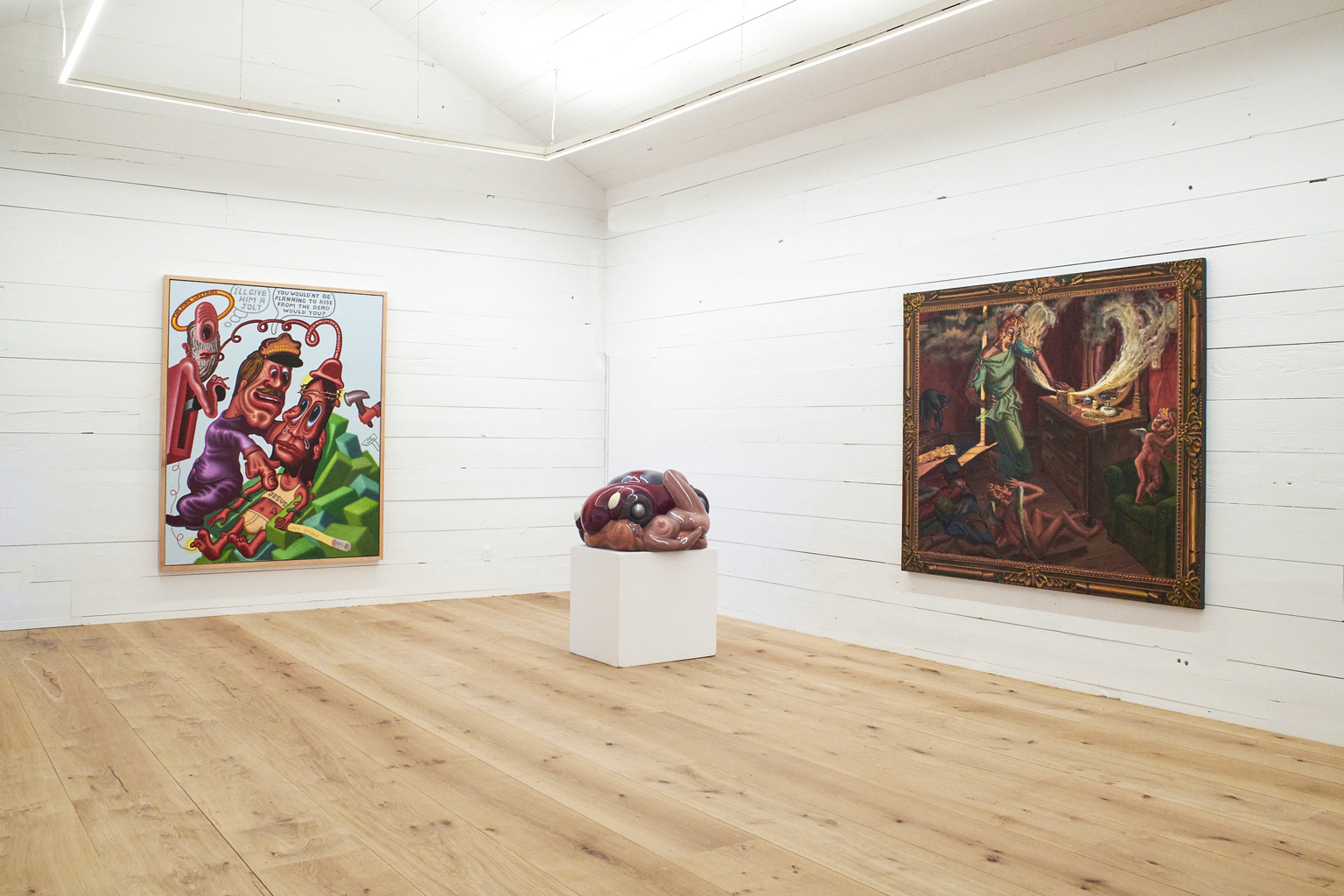 Installation view of 