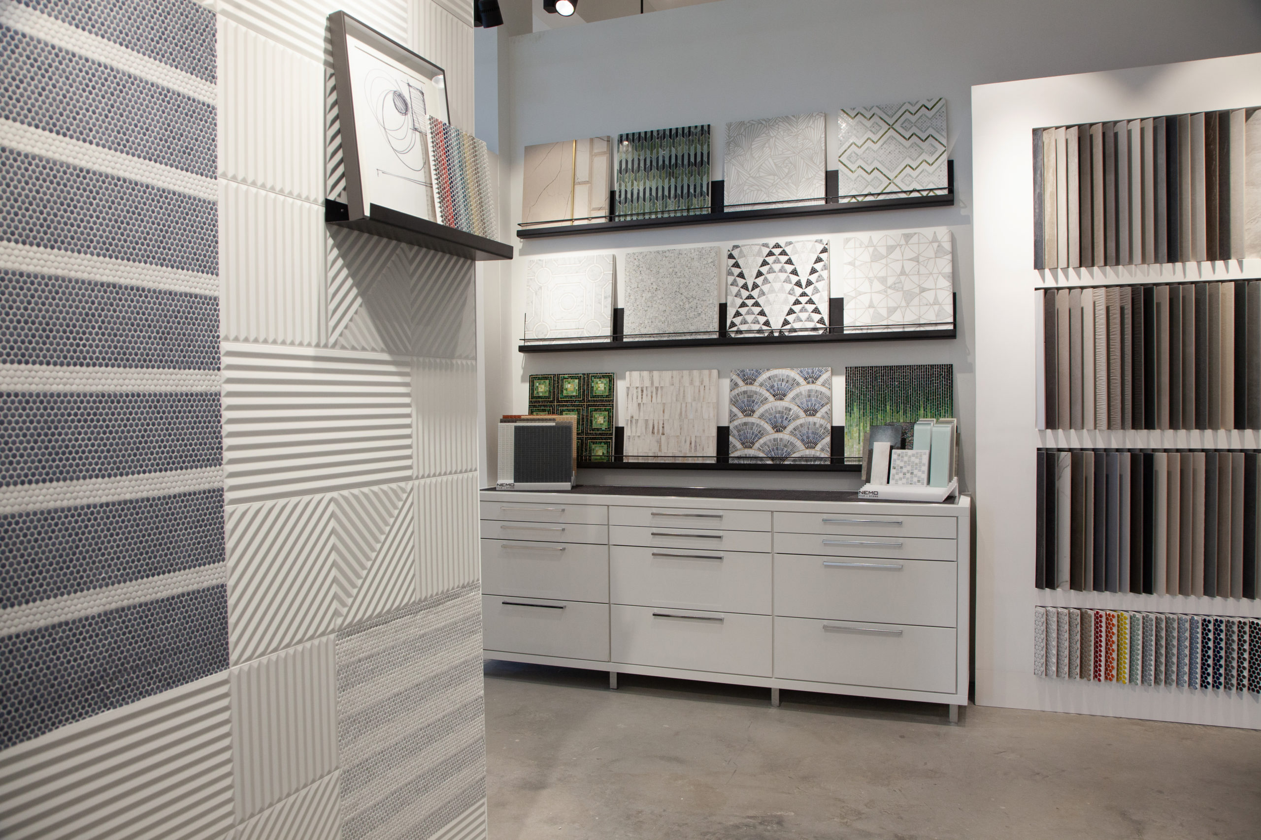Nemo Tile + Stone, the 100-year-old surfacing materials company, based in New York City, has opened a 5,700-square-foot showroom on Flying Point Road in Southampton.