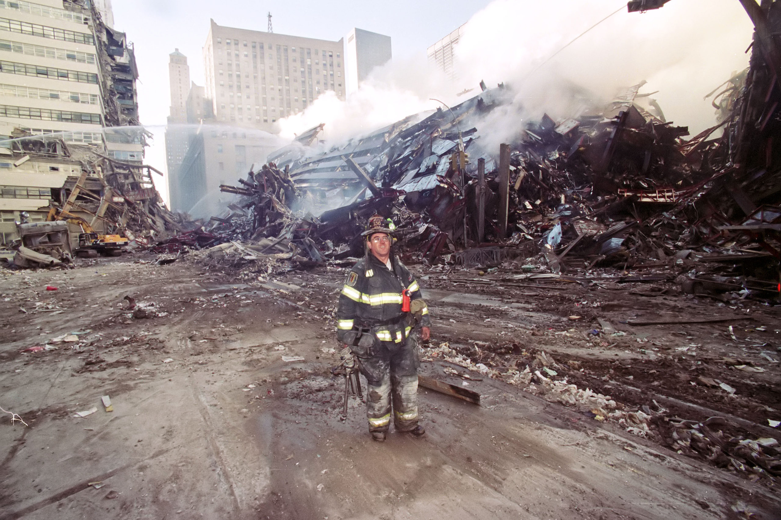 Firefighter and photojournalist Michael Heller.