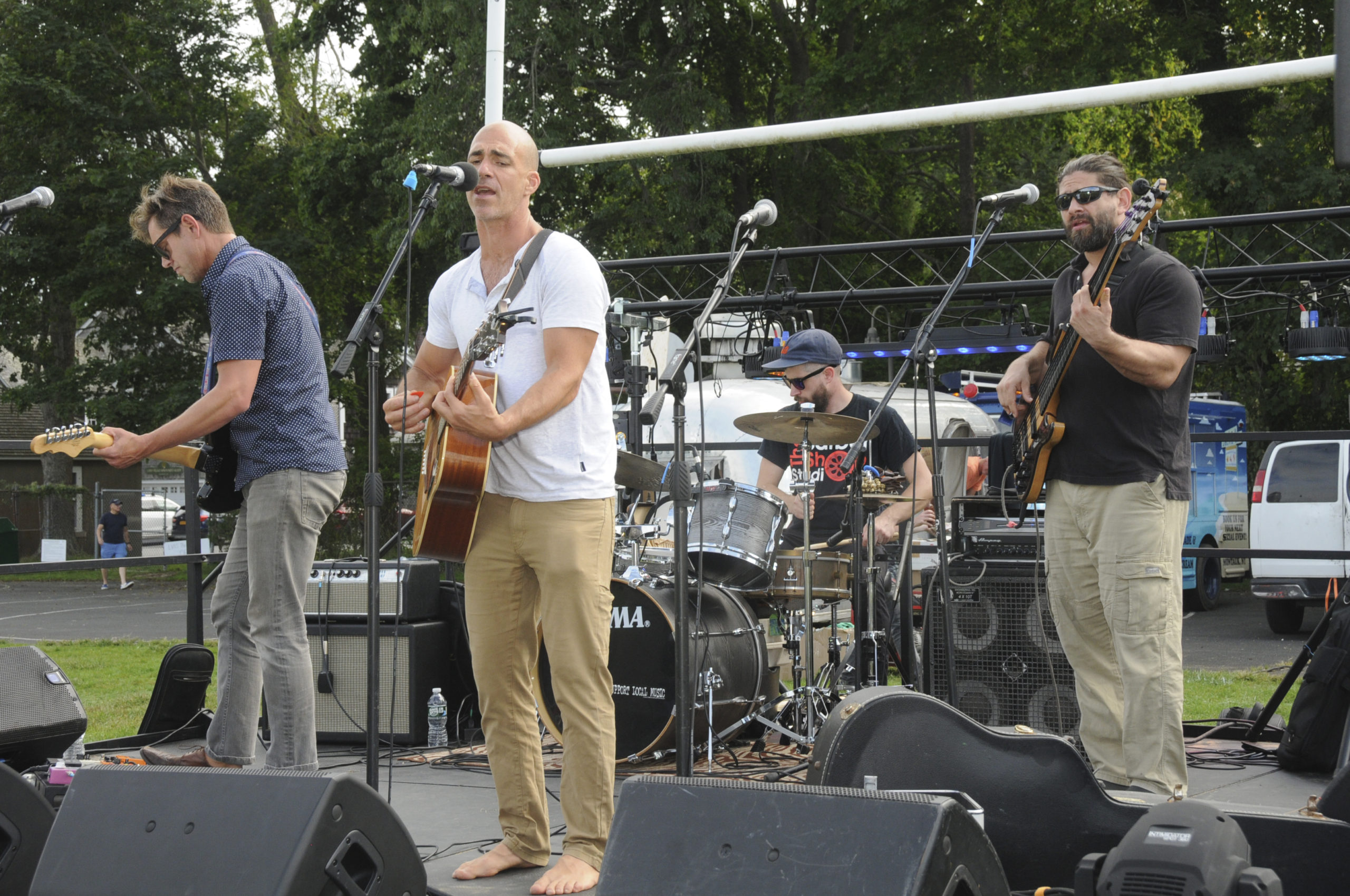 Hopefully Forgiven performs in Herrick Park on Saturday as part of the East Hampton Village celebration.