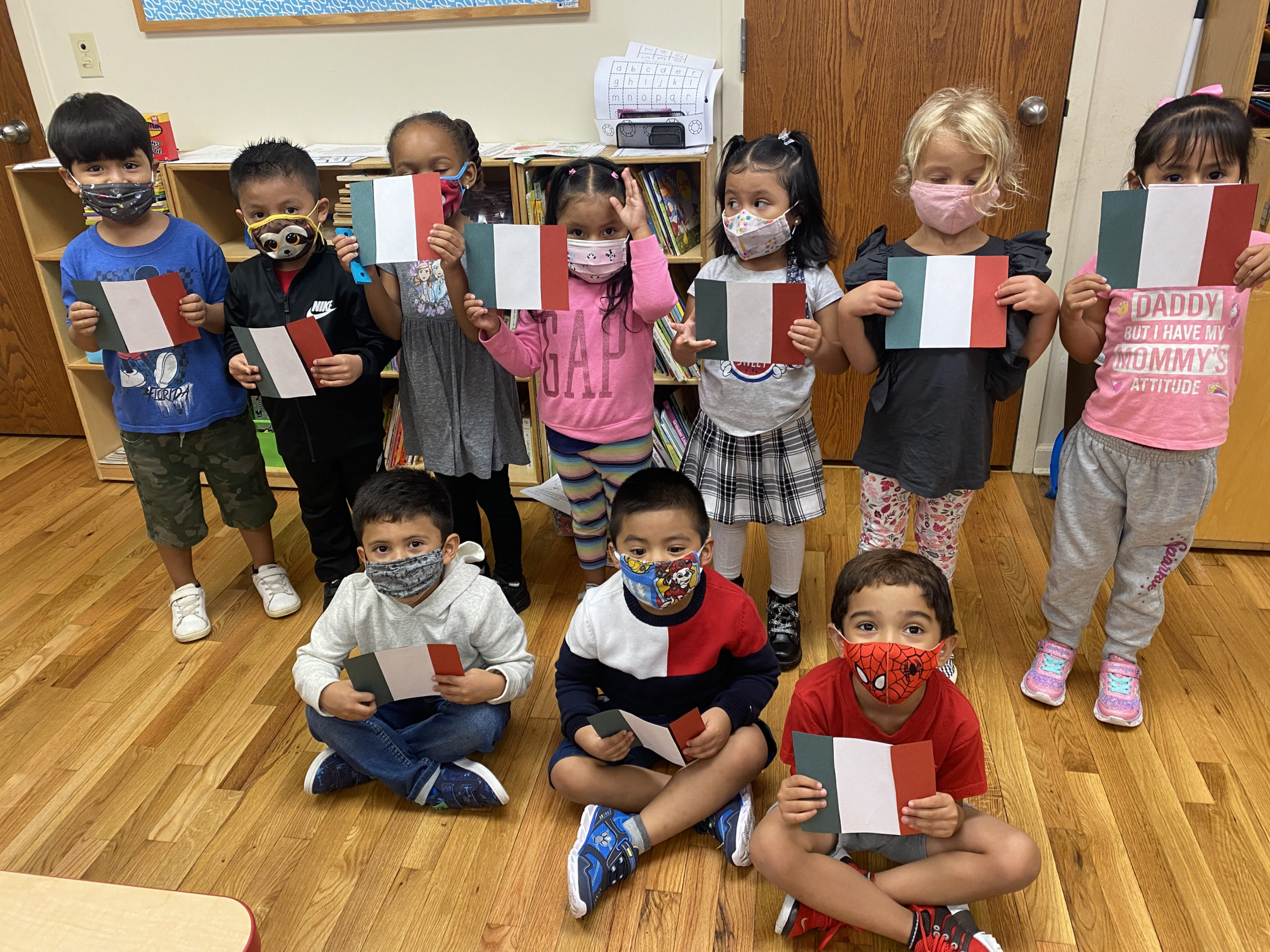 Our Lady of the Hamptons preschoolers recently took part in a Hispanic Heritage Month celebration.