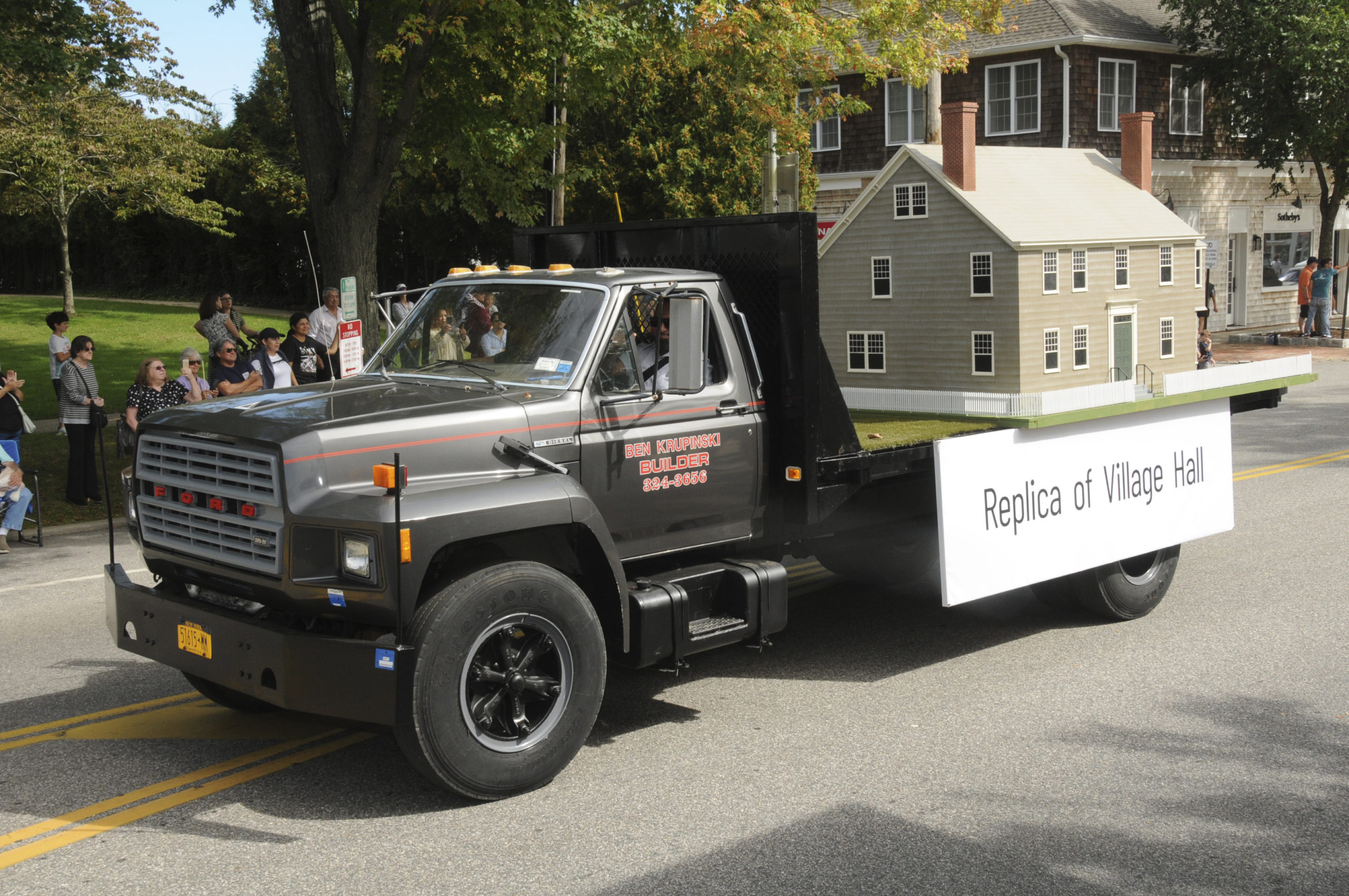 A replica of East Hampton Village Hall by Ben Krupinski Builder.