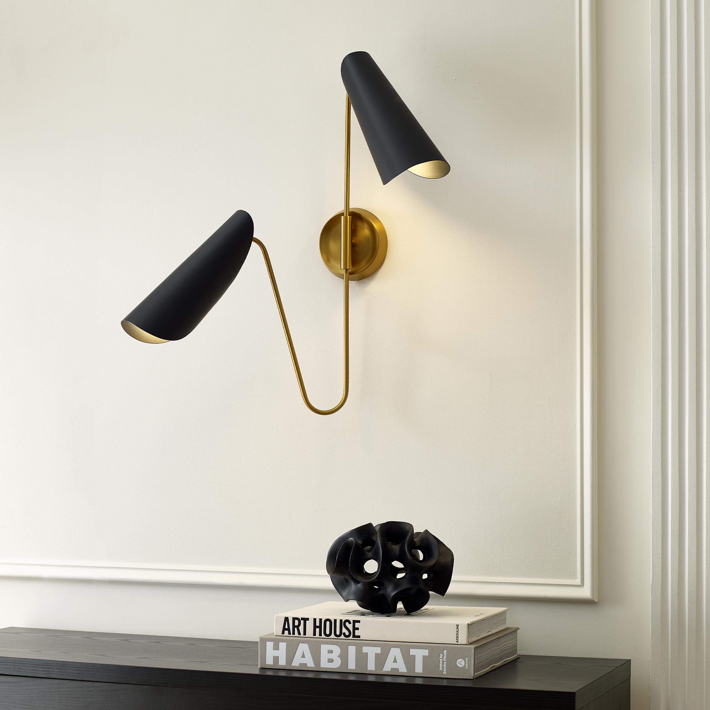 The Tresa sconce, part of the AERIN by Generation Lighting Collection.