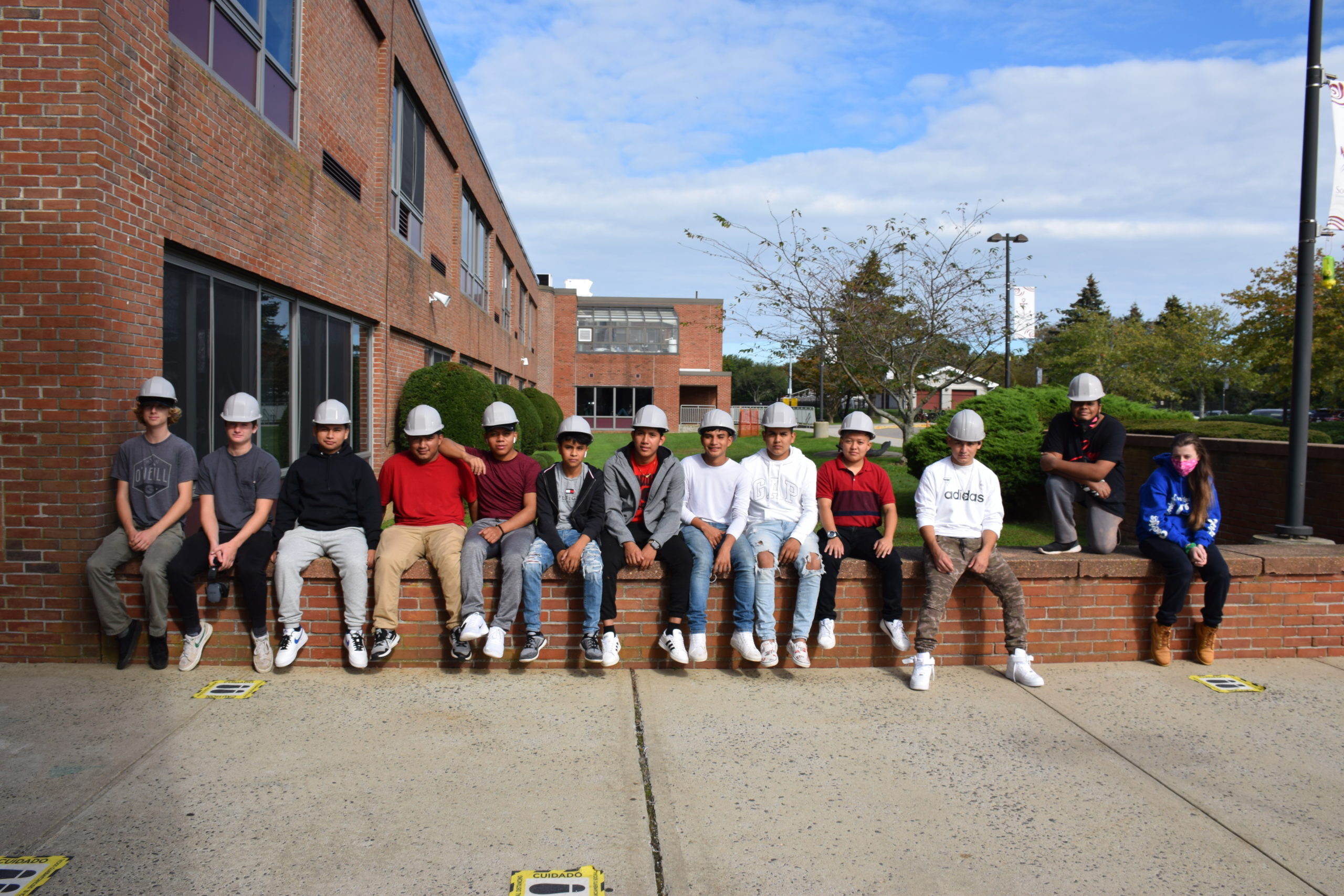 Thirteen Southampton High School students enrolled in Eastern Suffolk BOCES’ carpentry program earned scholarship funds from the Southampton Business Alliance.