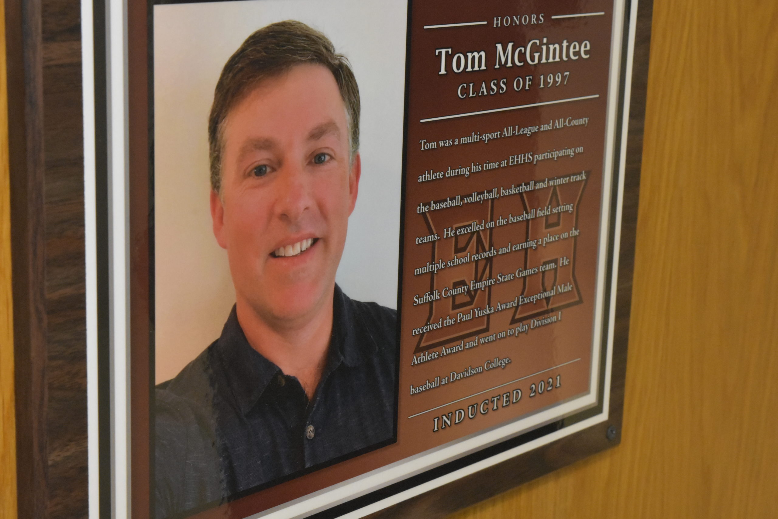 Thomas McGintee's plaque.