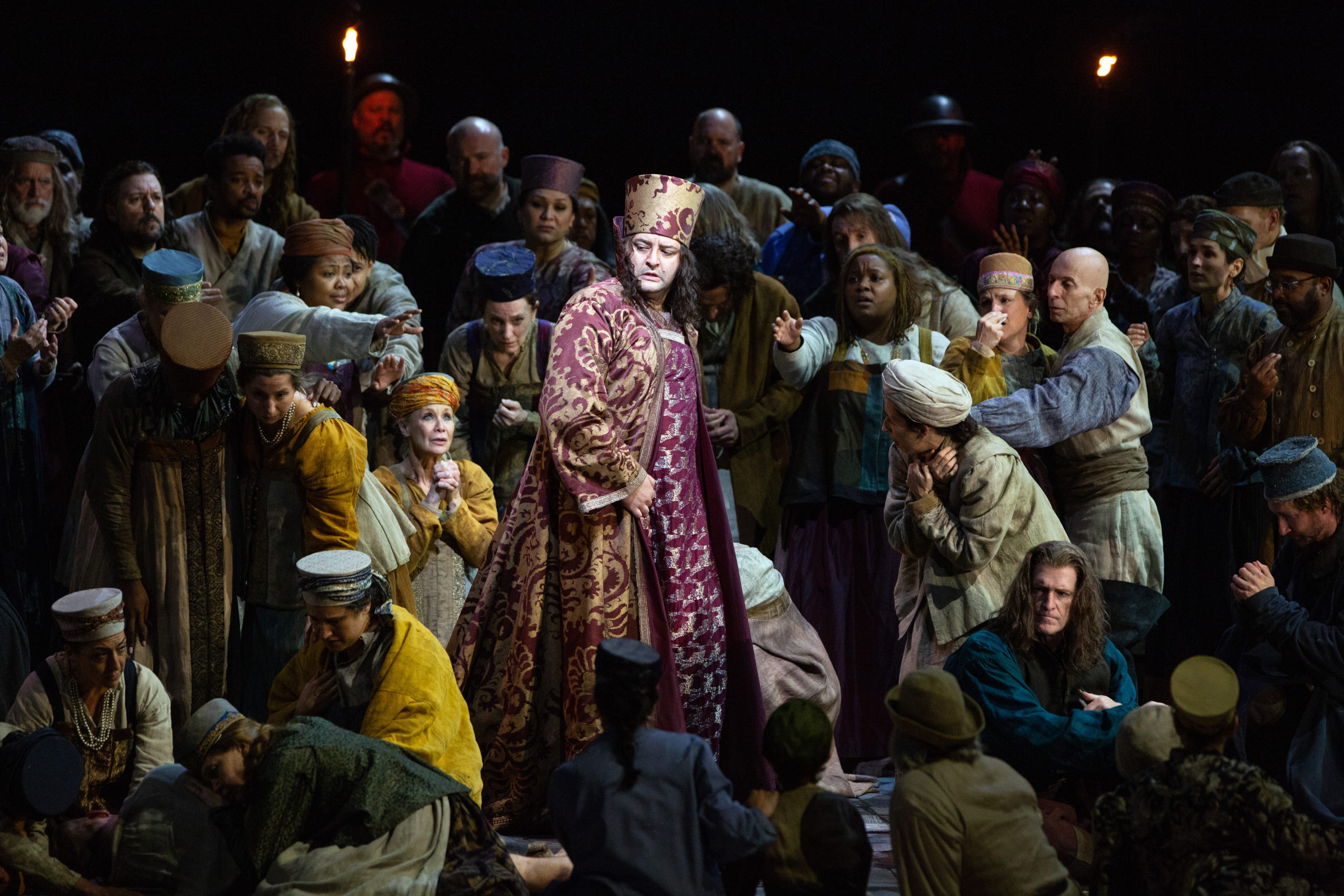 Aleksey Bogdanov as Shchelkalov in Mussorgsky’s “Boris Godunov.